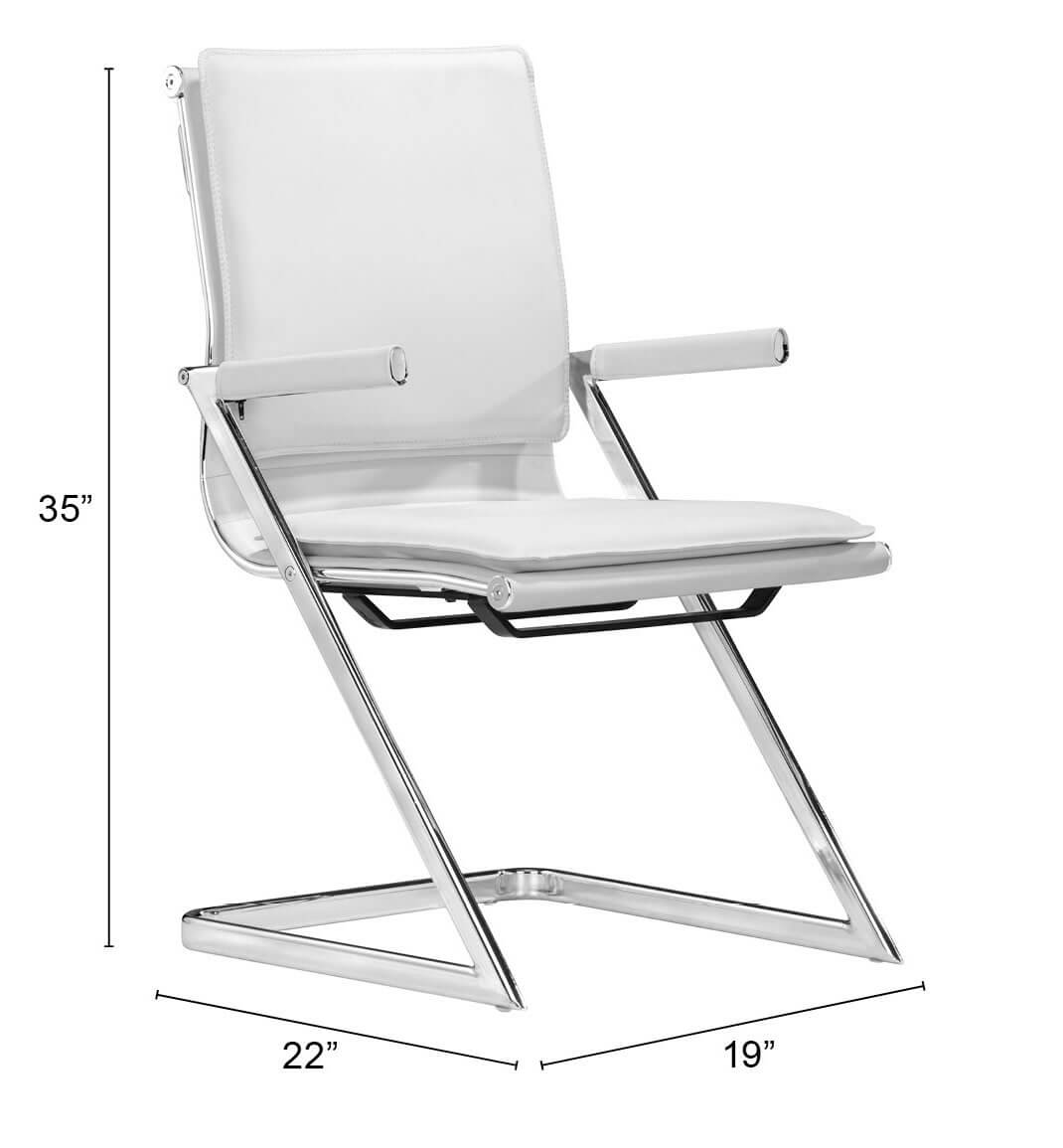Lider Plus Leatherette Conference Chair