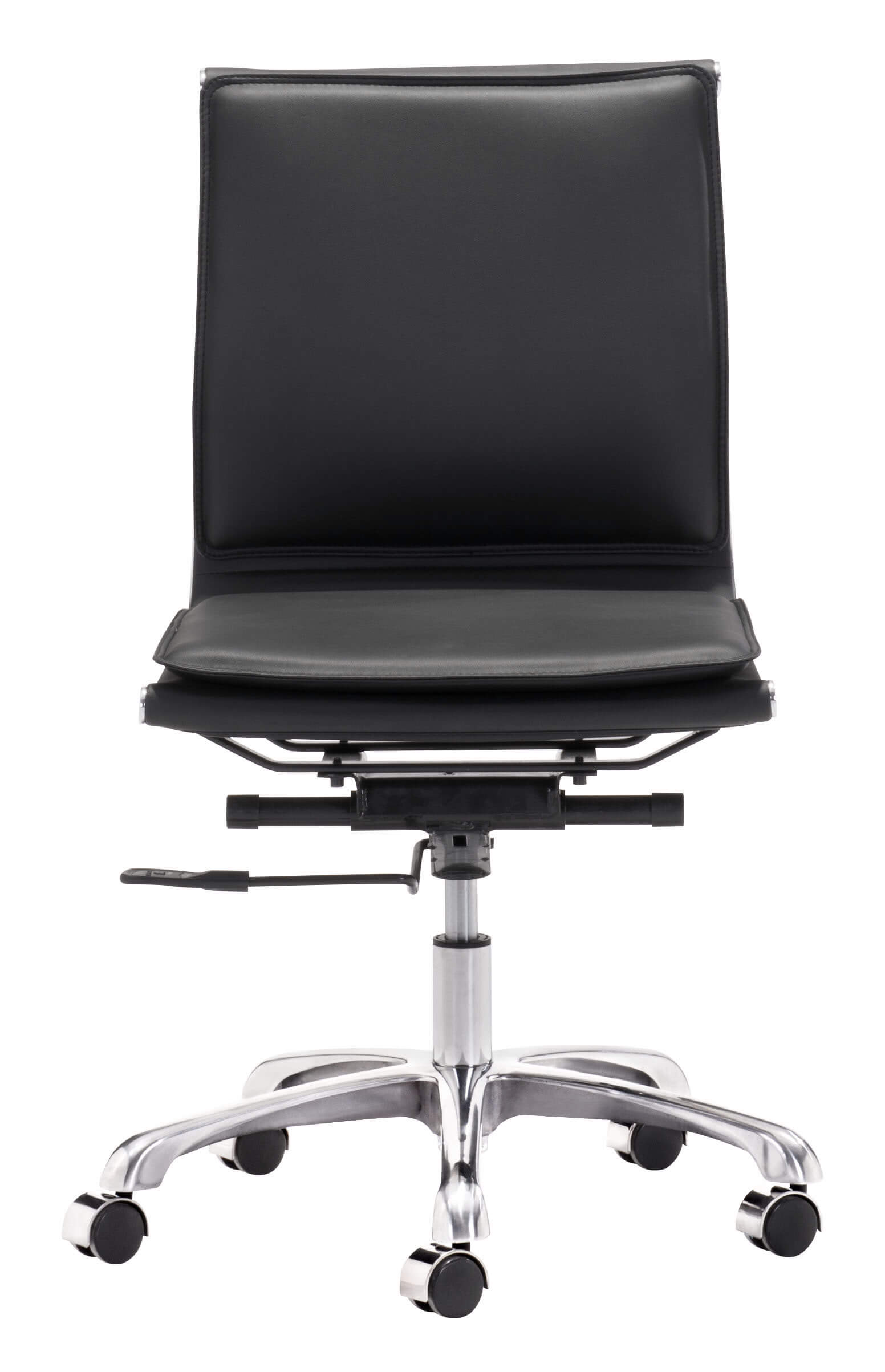 Lider Plus Leatherette Adjustable Height Office Chair w/o Arms