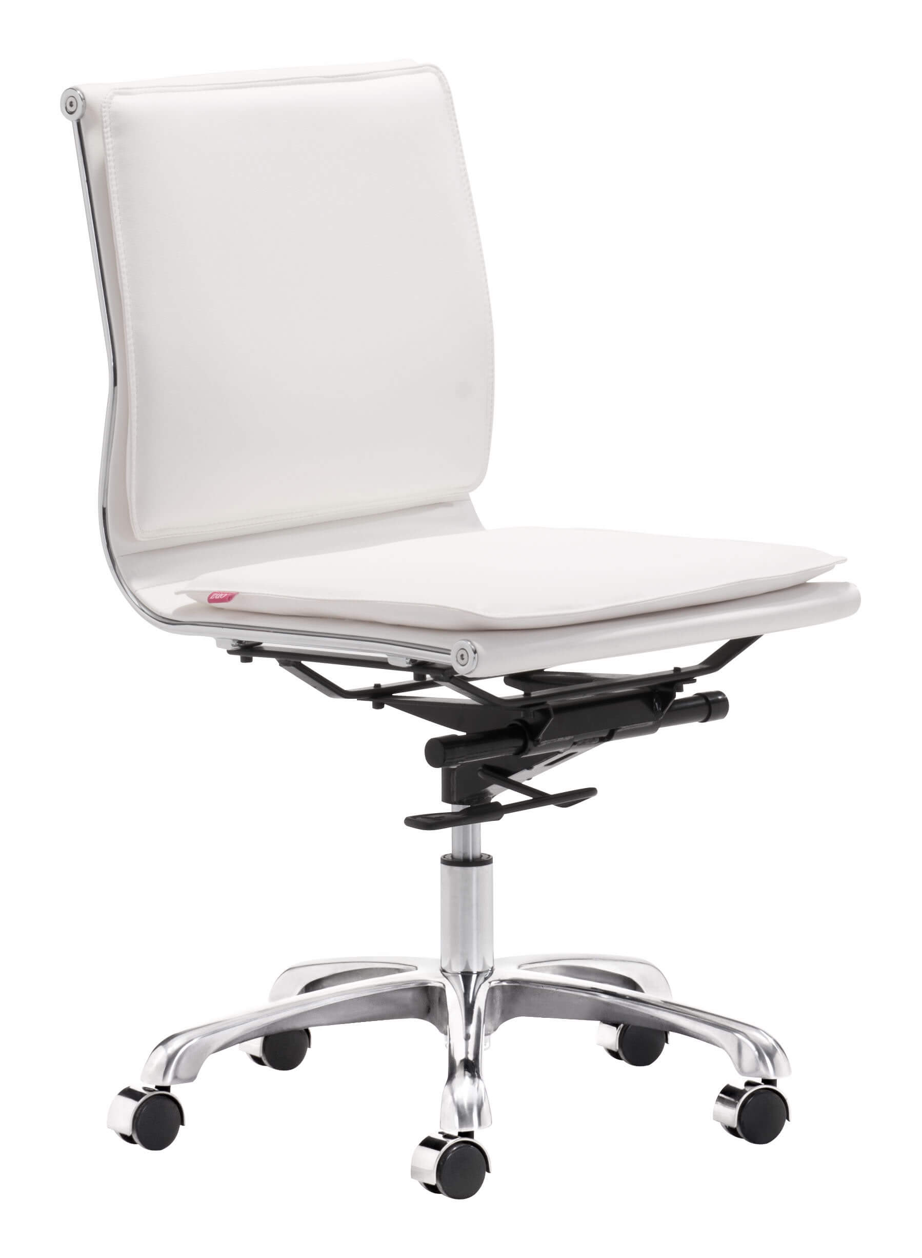 Lider Plus Leatherette Adjustable Height Office Chair w/o Arms