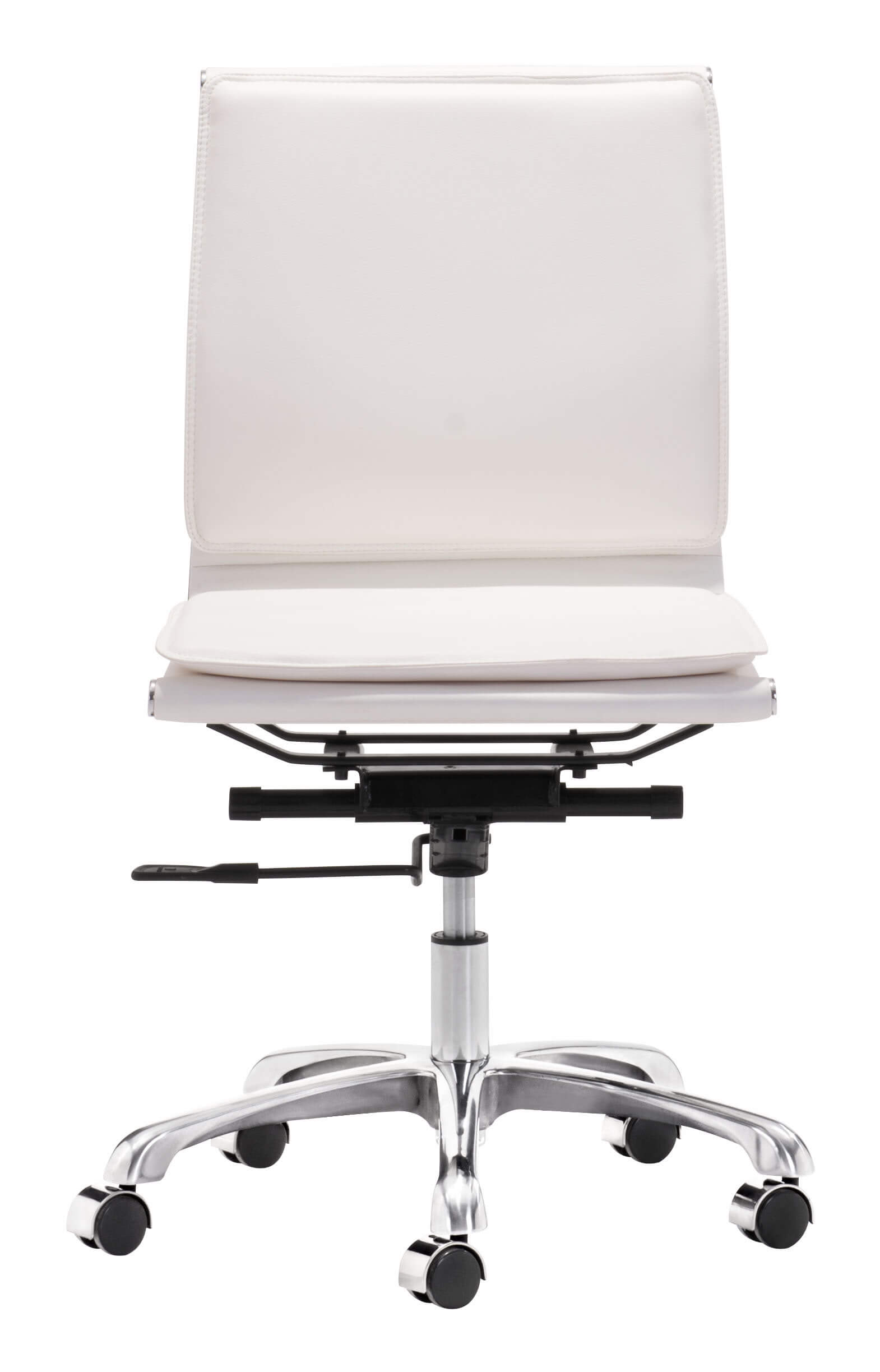 Lider Plus Leatherette Adjustable Height Office Chair w/o Arms