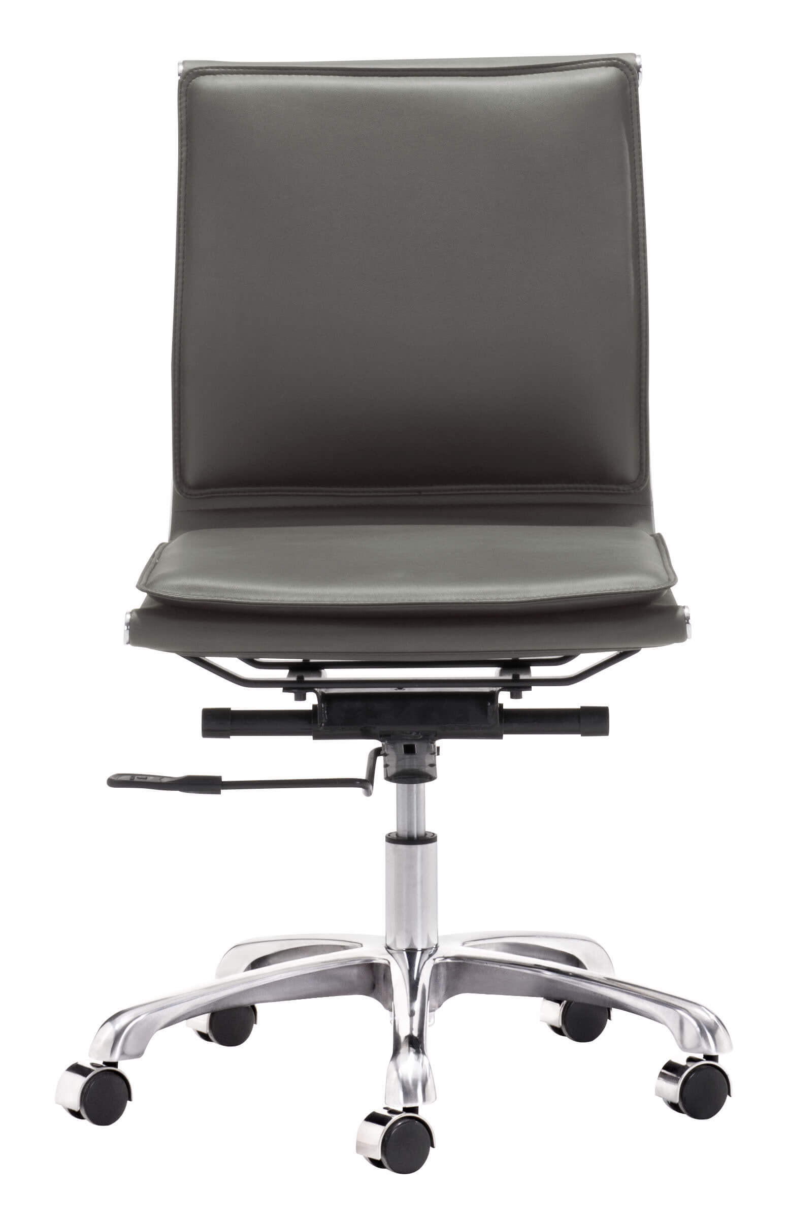 Lider Plus Leatherette Adjustable Height Office Chair w/o Arms