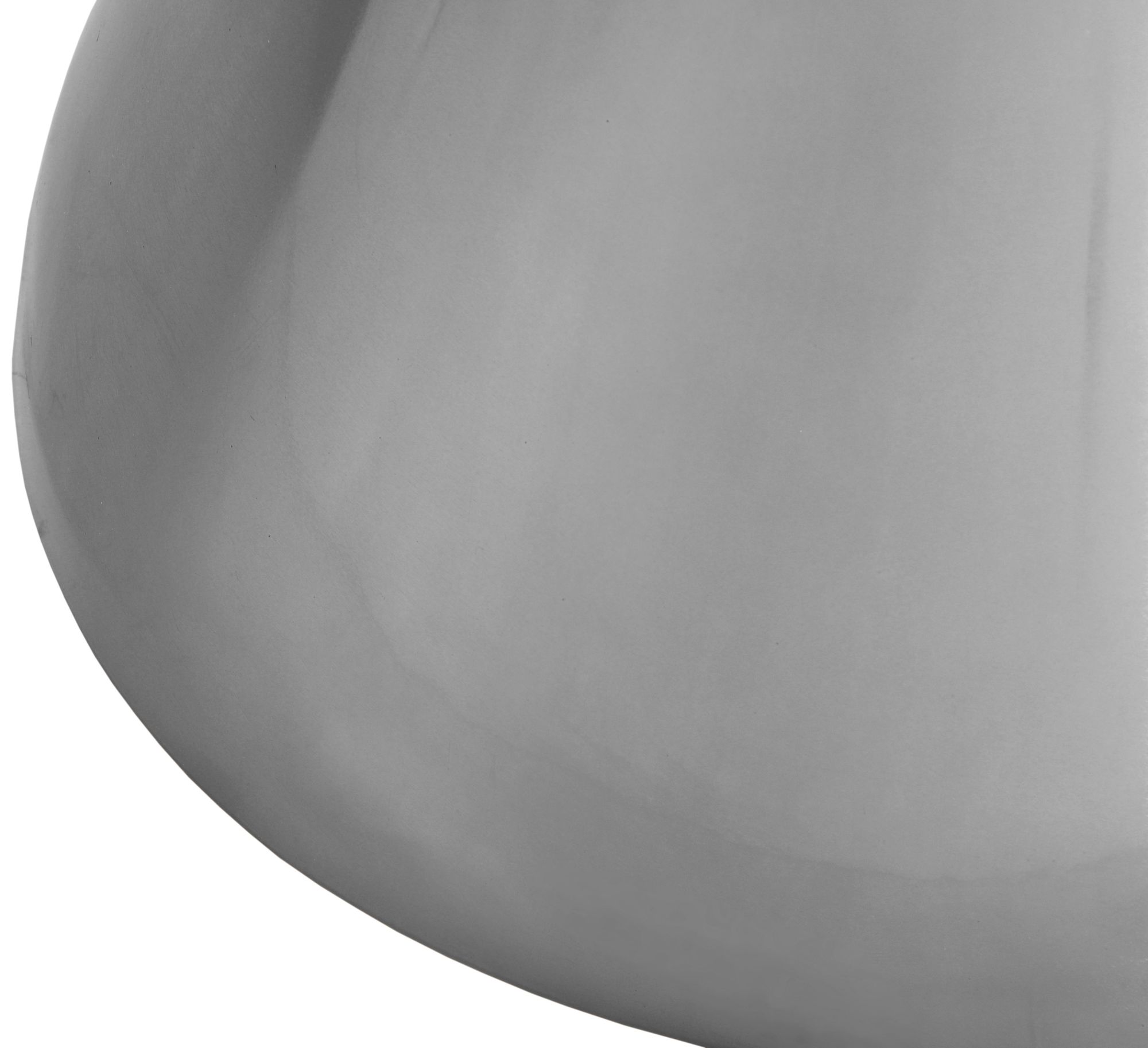Emery 48" Round Marble Dining Table with Brushed Silver Stainless Steel Base