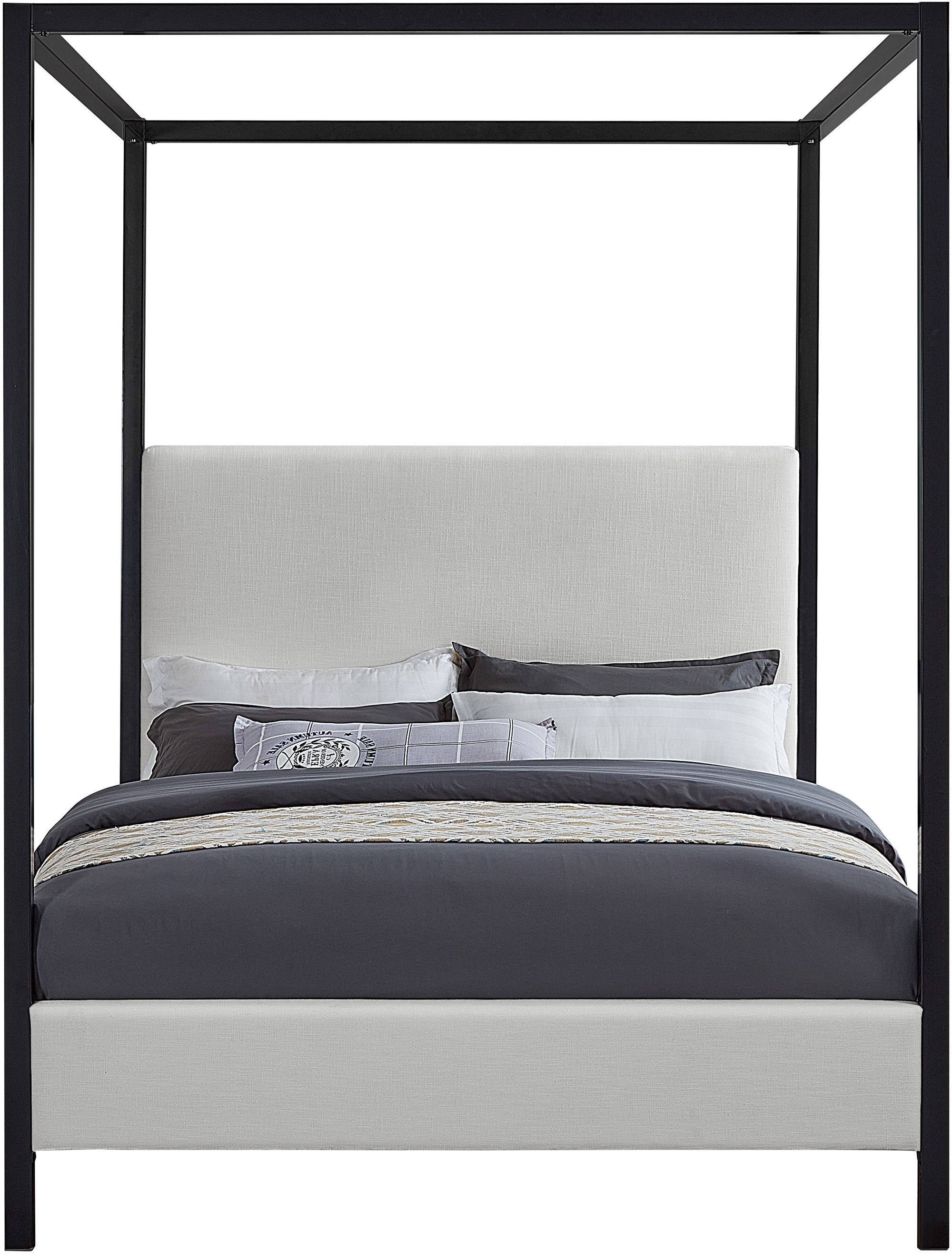 James Linen Fabric Bed