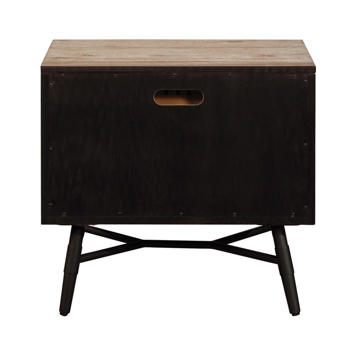 Marlow Wood Nightstand w/2 Drawers