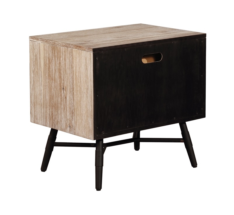 Marlow Wood Nightstand w/2 Drawers