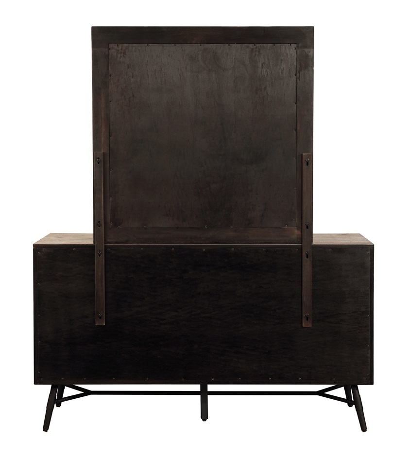 Marlow Wood Double Dresser w/6 Drawers