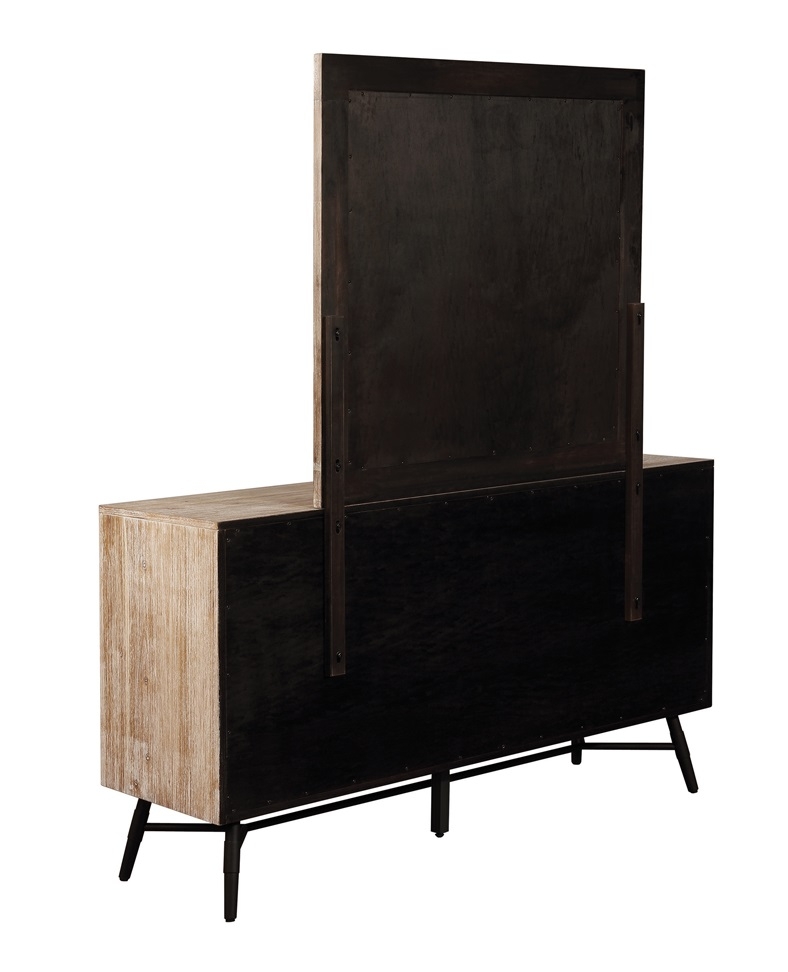 Marlow Wood Double Dresser w/6 Drawers