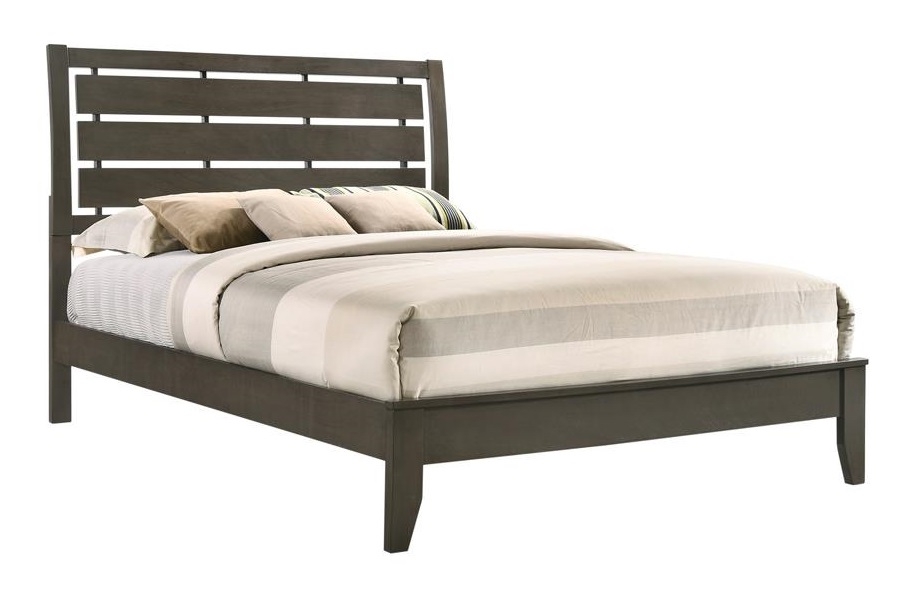 Serenity Wood Panel Bed