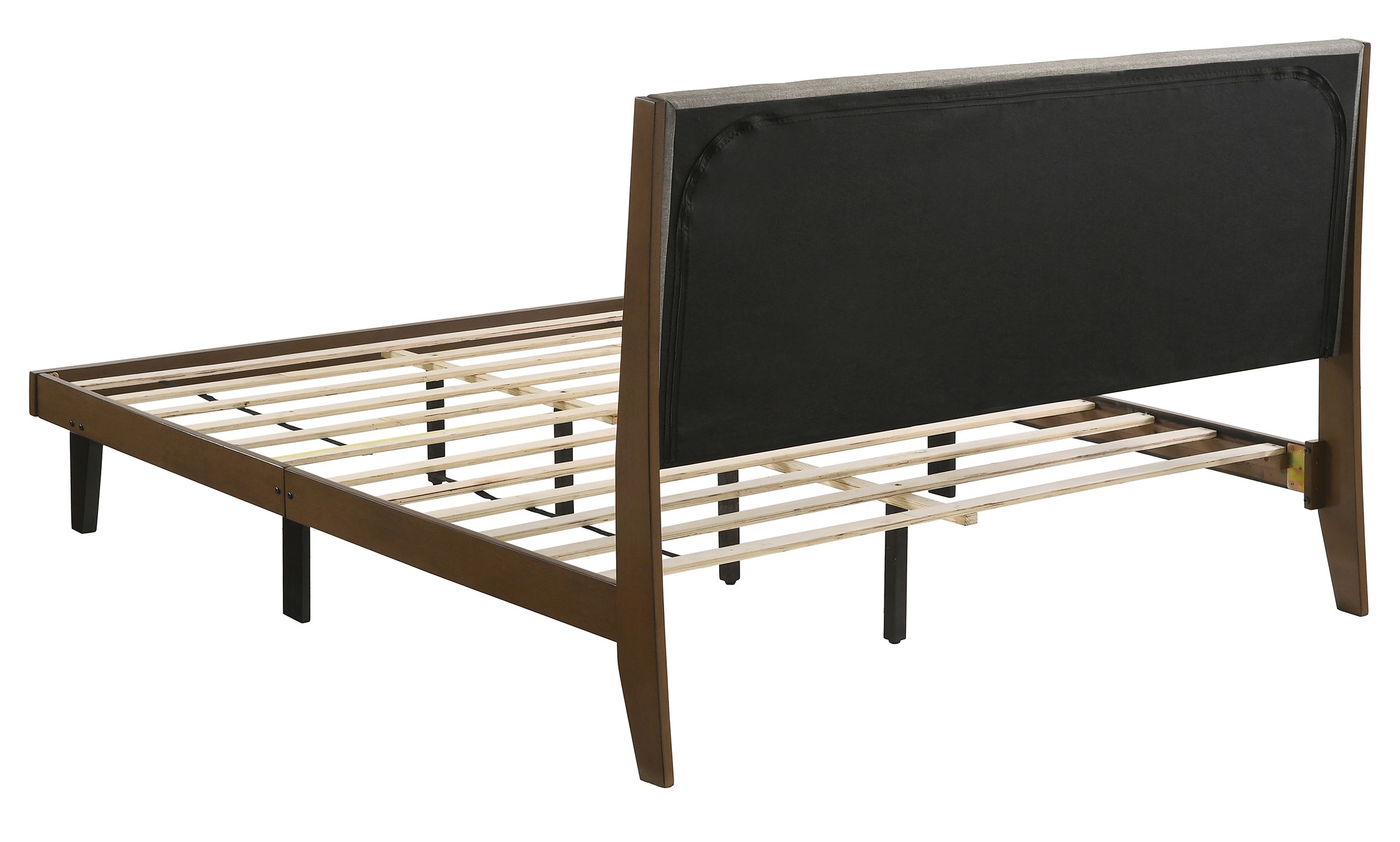 Mays Fabric/Wood Platform Bed, Eastern King Size