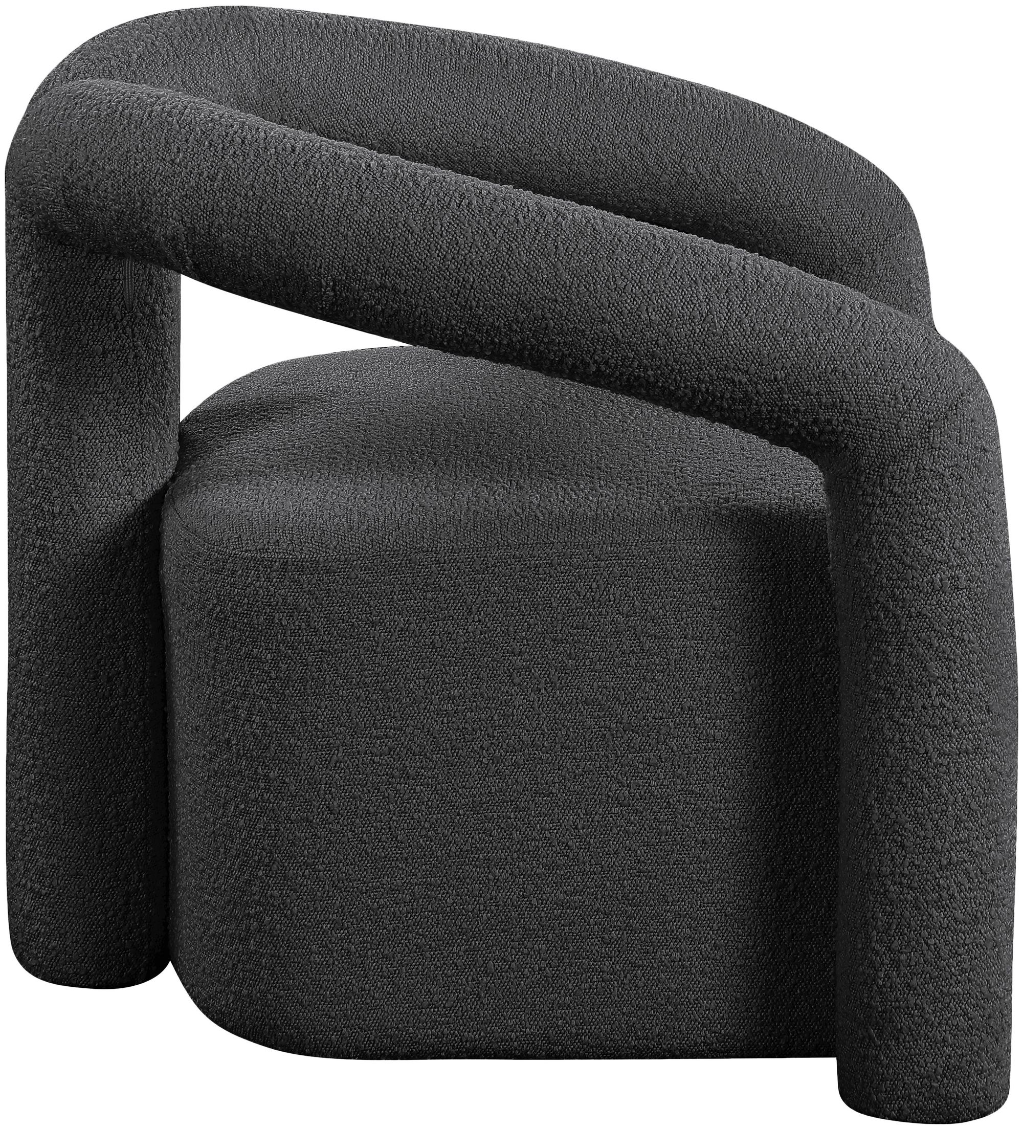 Otto Boucle Fabric Accent Chair