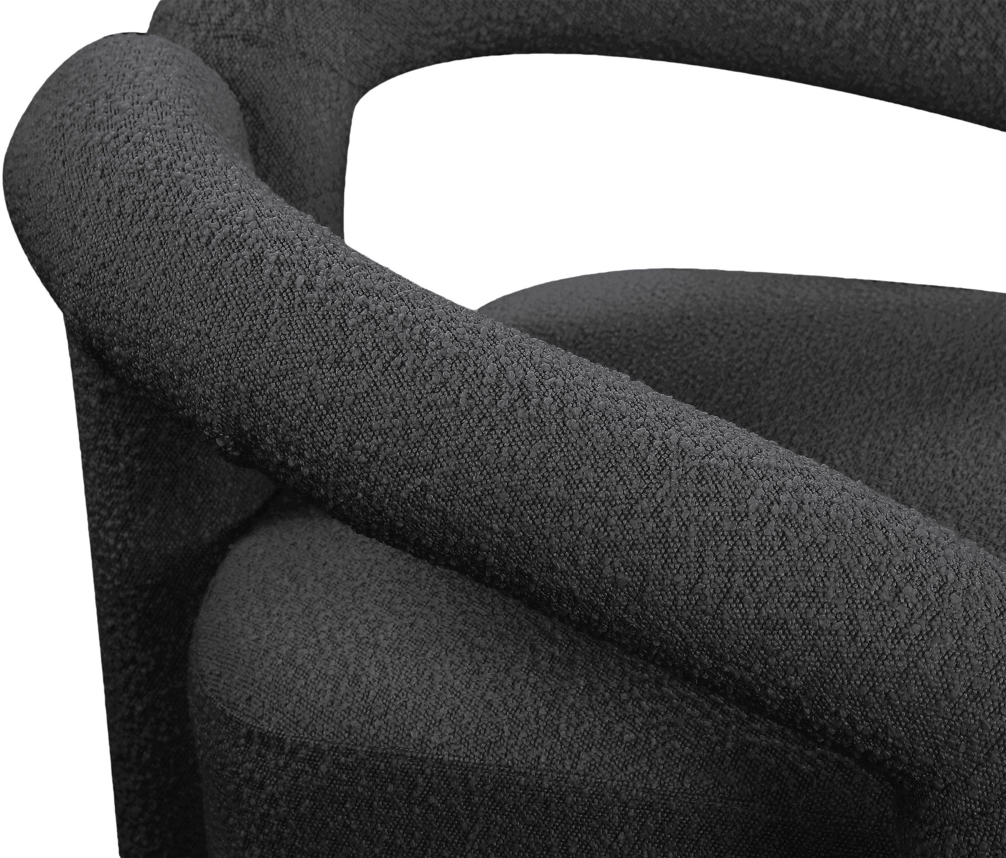 Otto Boucle Fabric Accent Chair