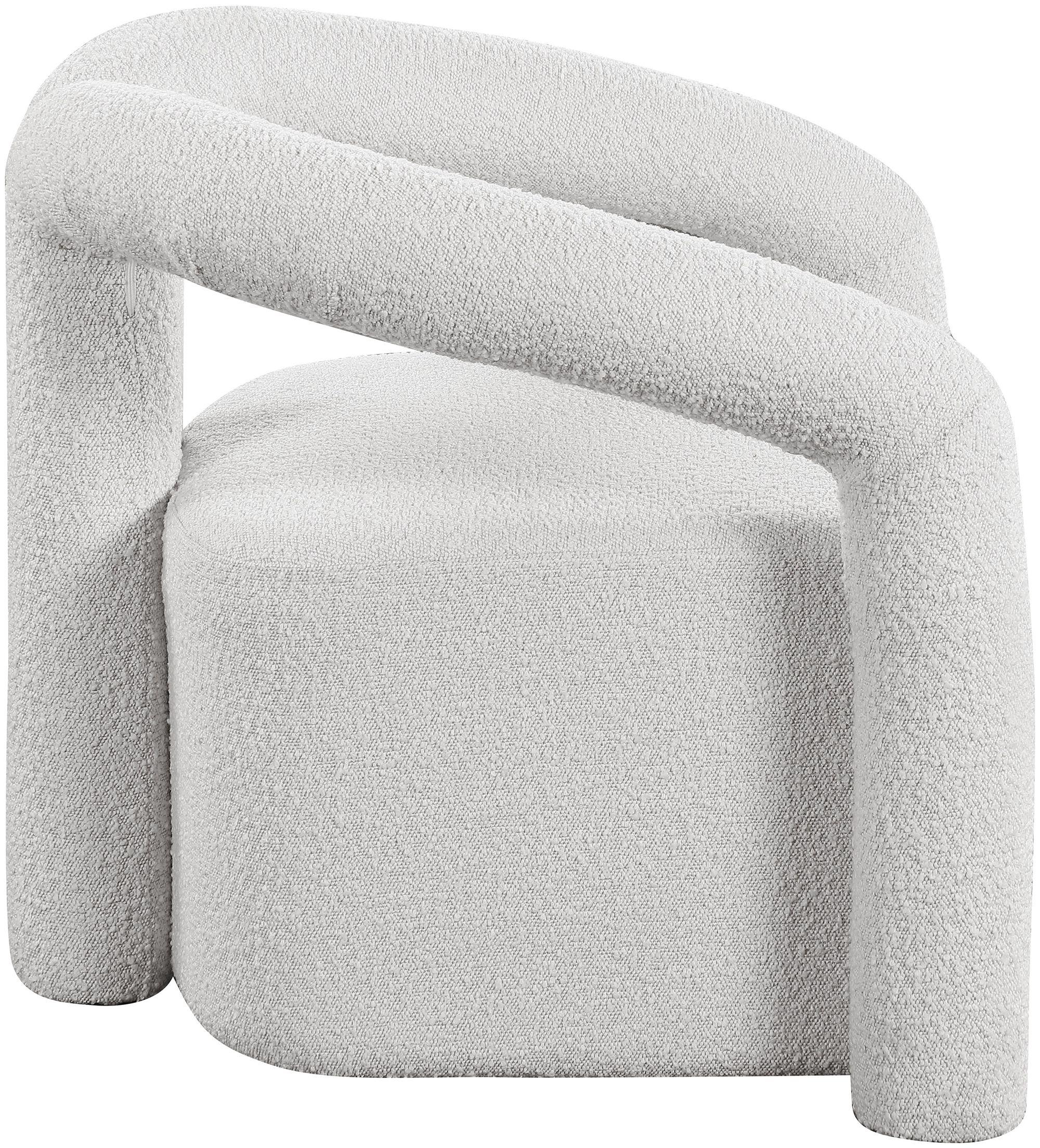 Otto Boucle Fabric Accent Chair
