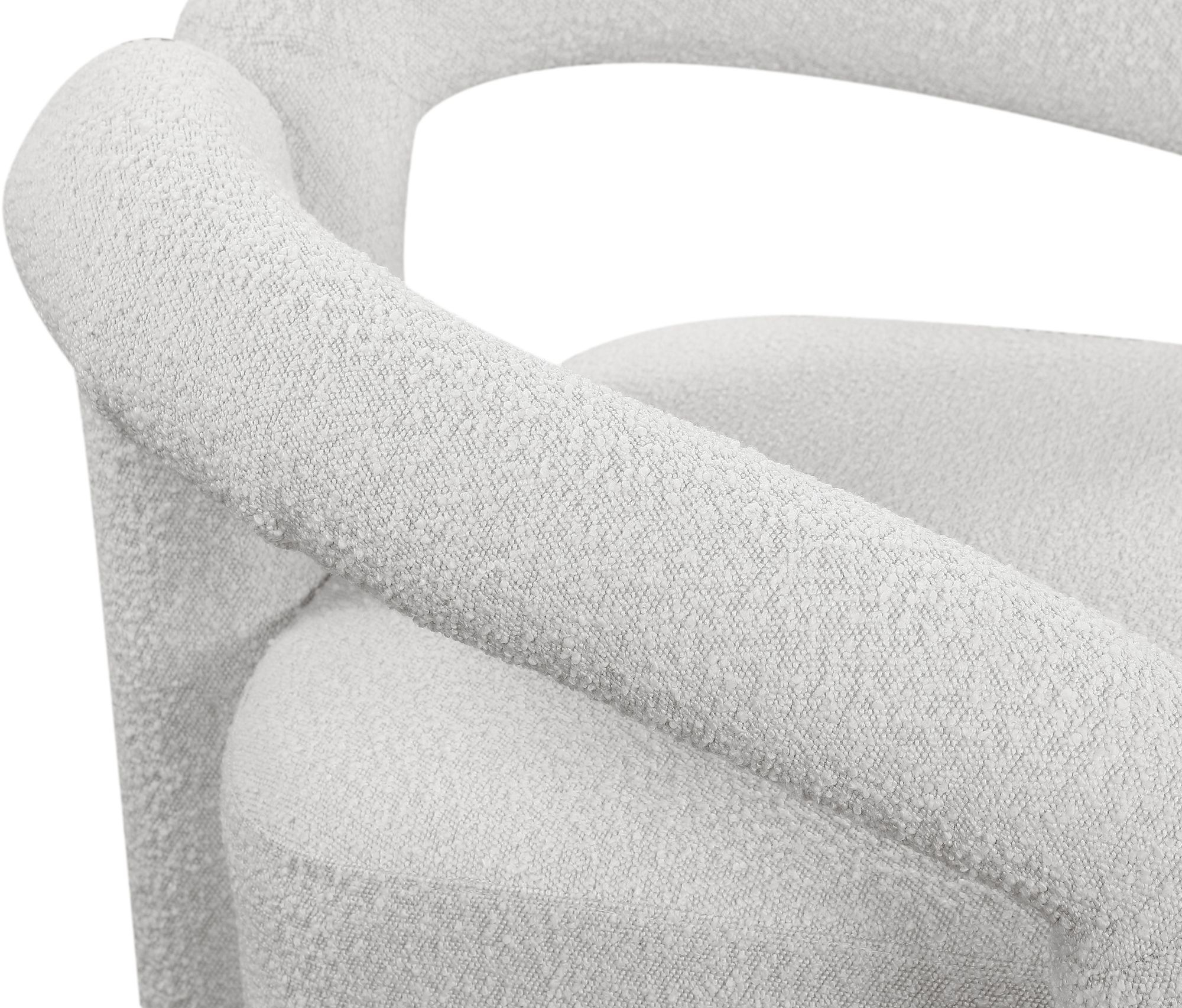 Otto Boucle Fabric Accent Chair
