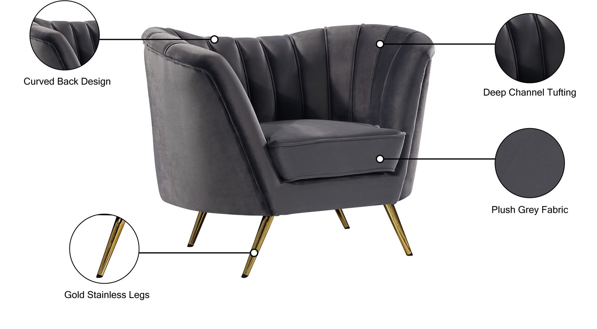Margo Velvet Chair