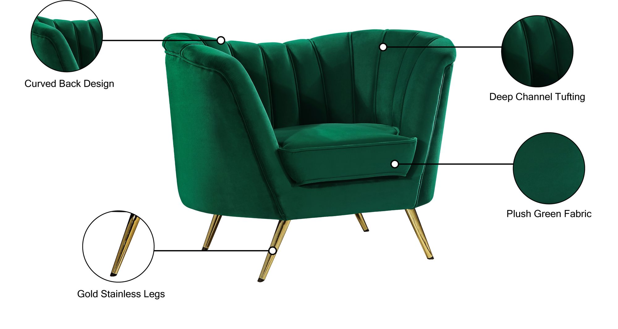 Margo Velvet Chair