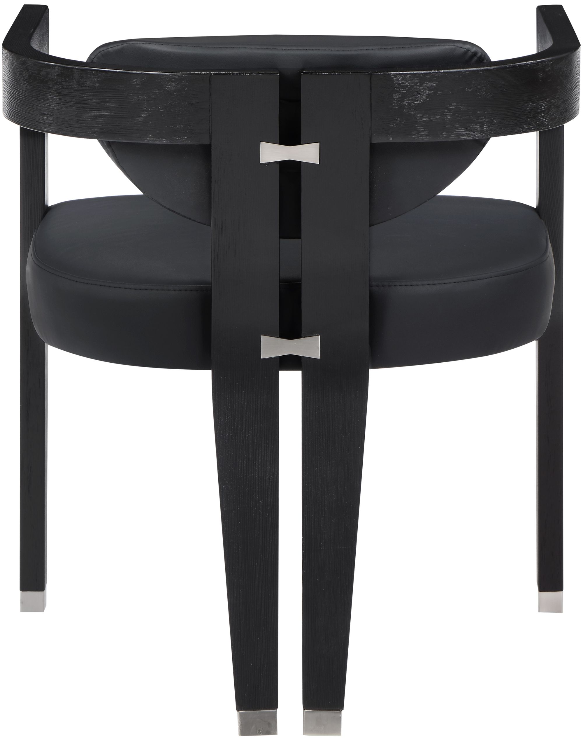 Carlyle Faux Leather Dining Chair with Solid Wood Frame