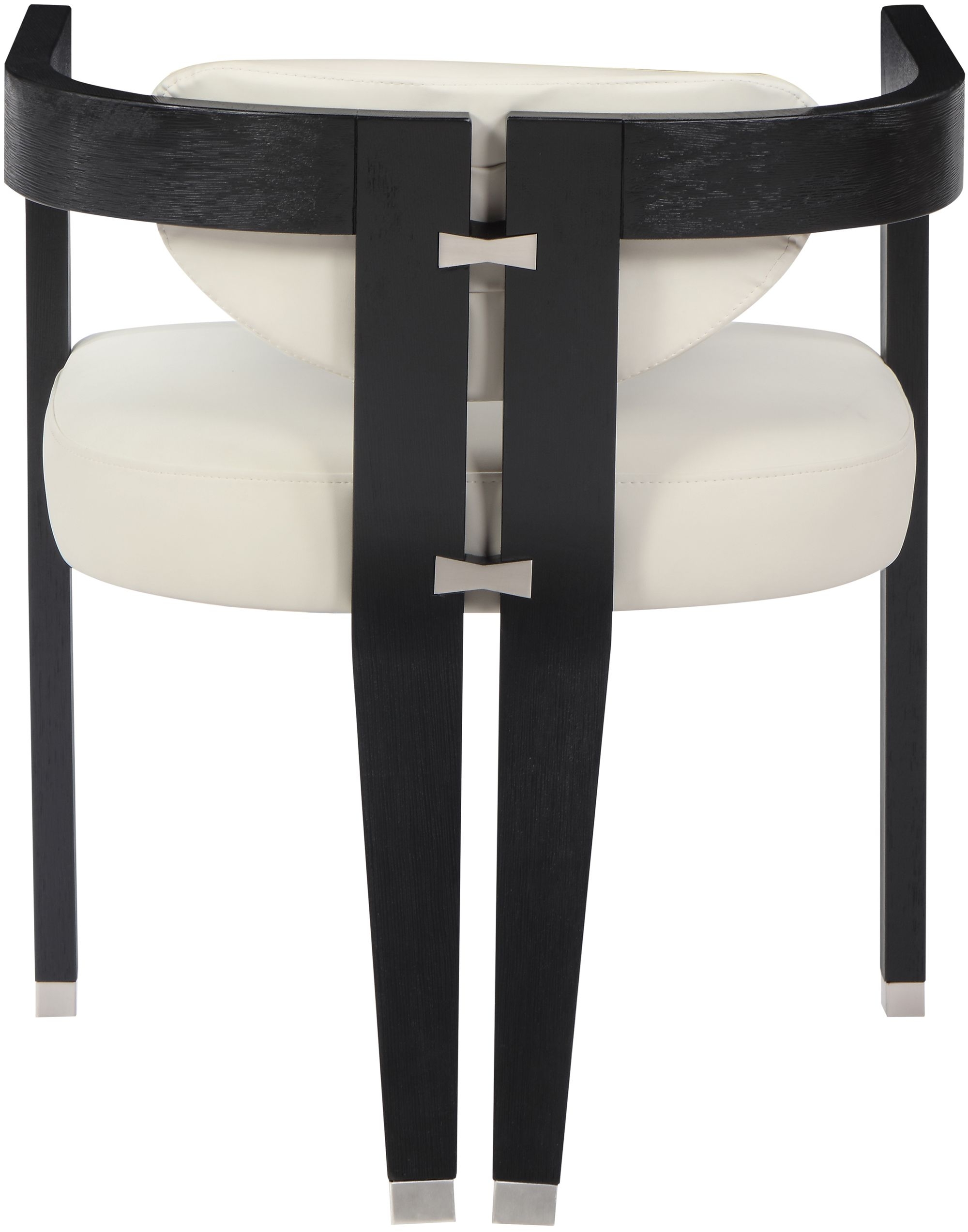 Carlyle Faux Leather Dining Chair with Solid Wood Frame