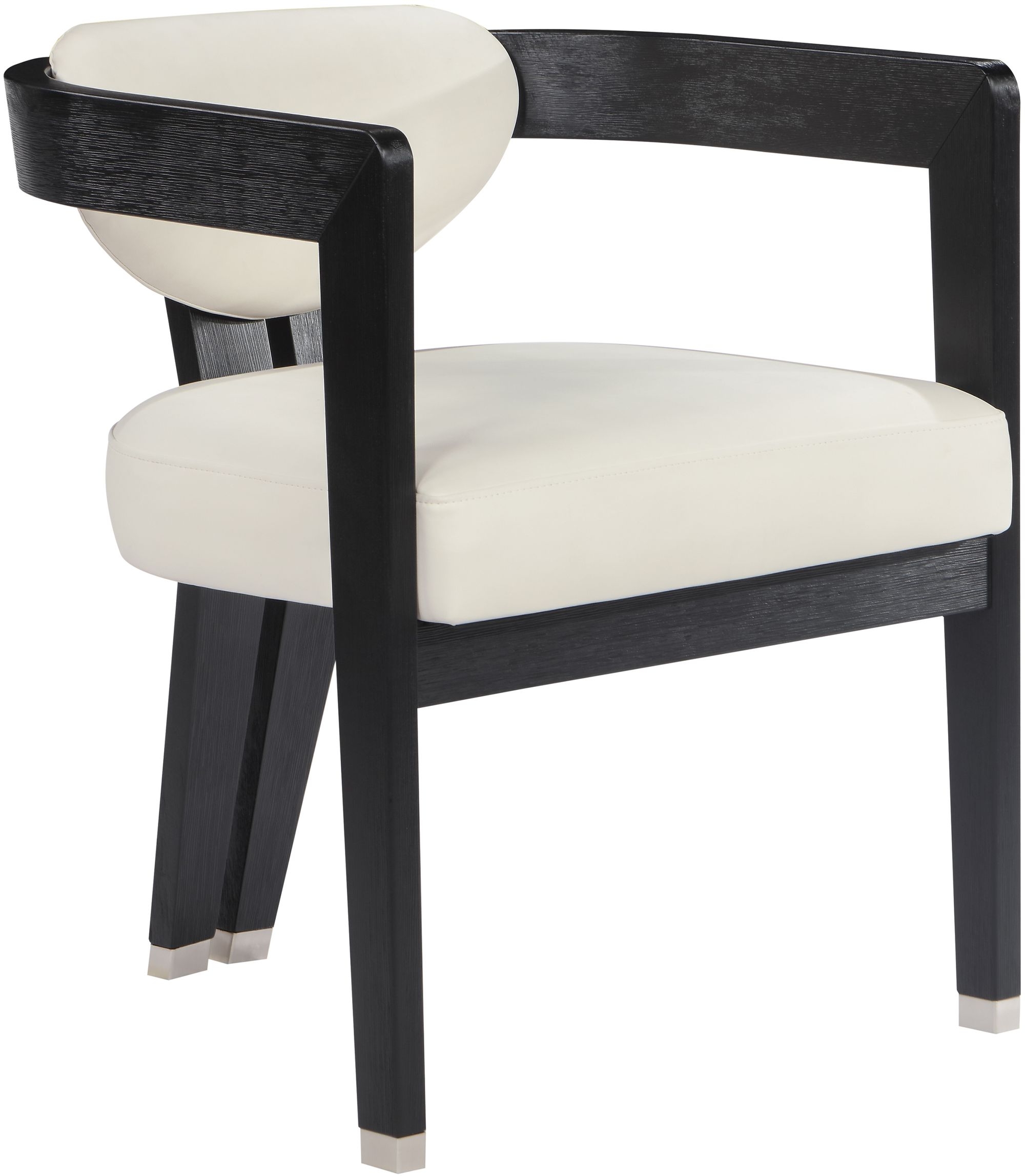 Carlyle Faux Leather Dining Chair with Solid Wood Frame
