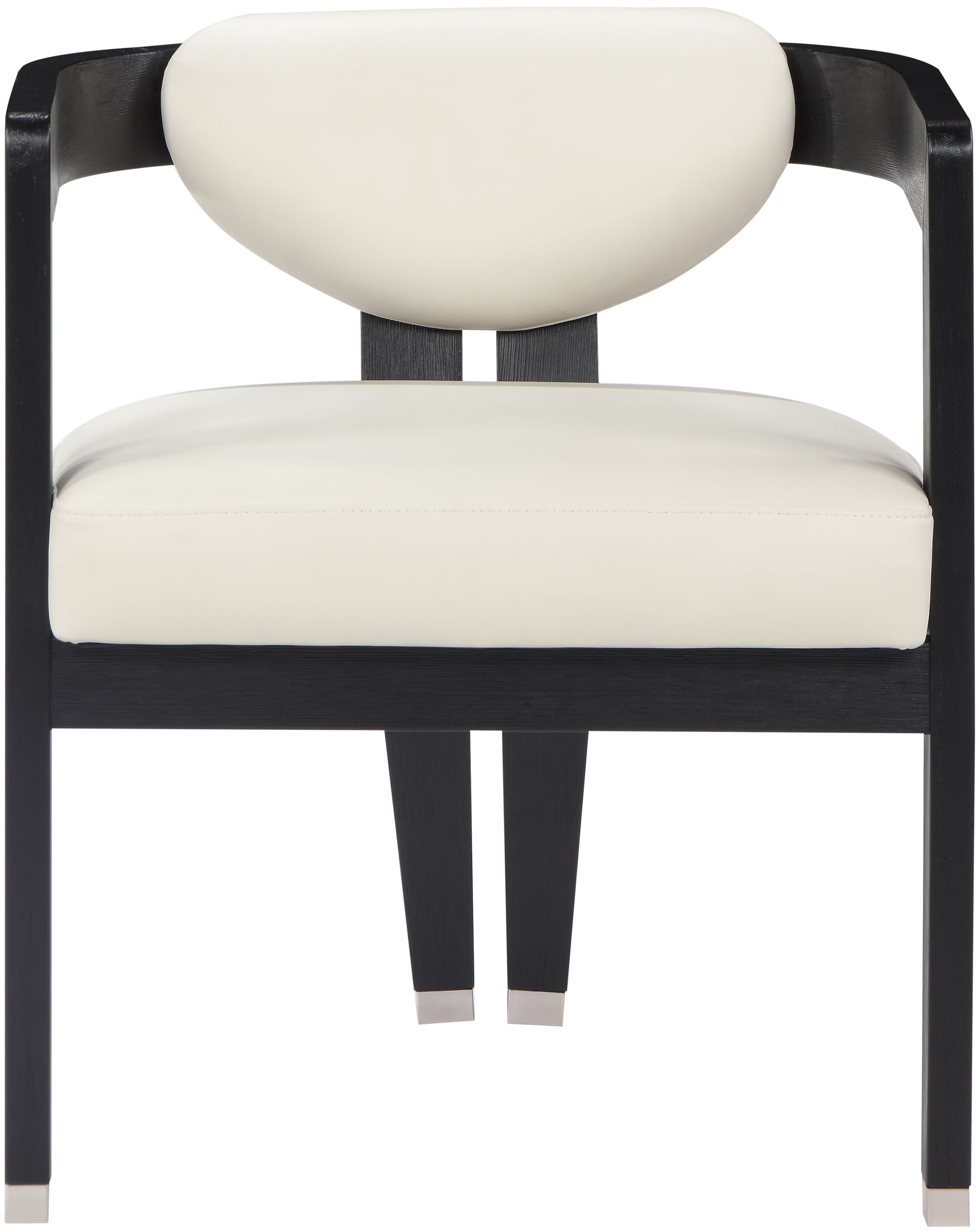 Carlyle Faux Leather Dining Chair with Solid Wood Frame