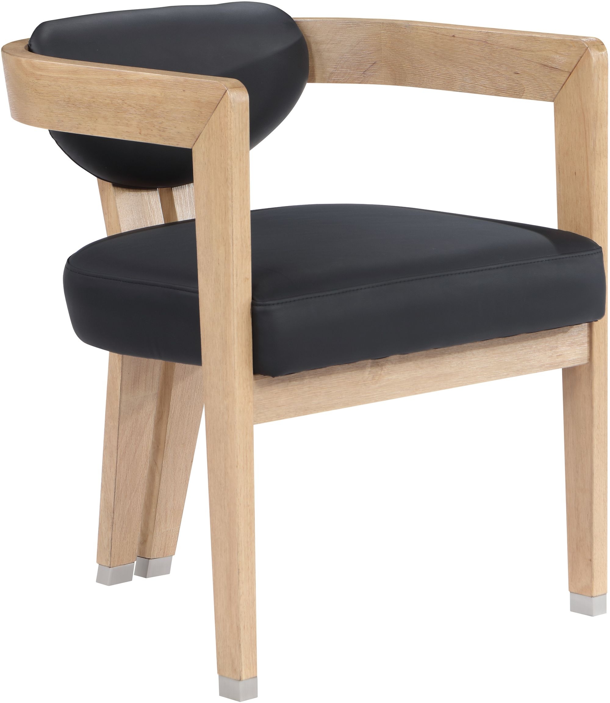 Carlyle Faux Leather Dining Chair with Solid Wood Frame