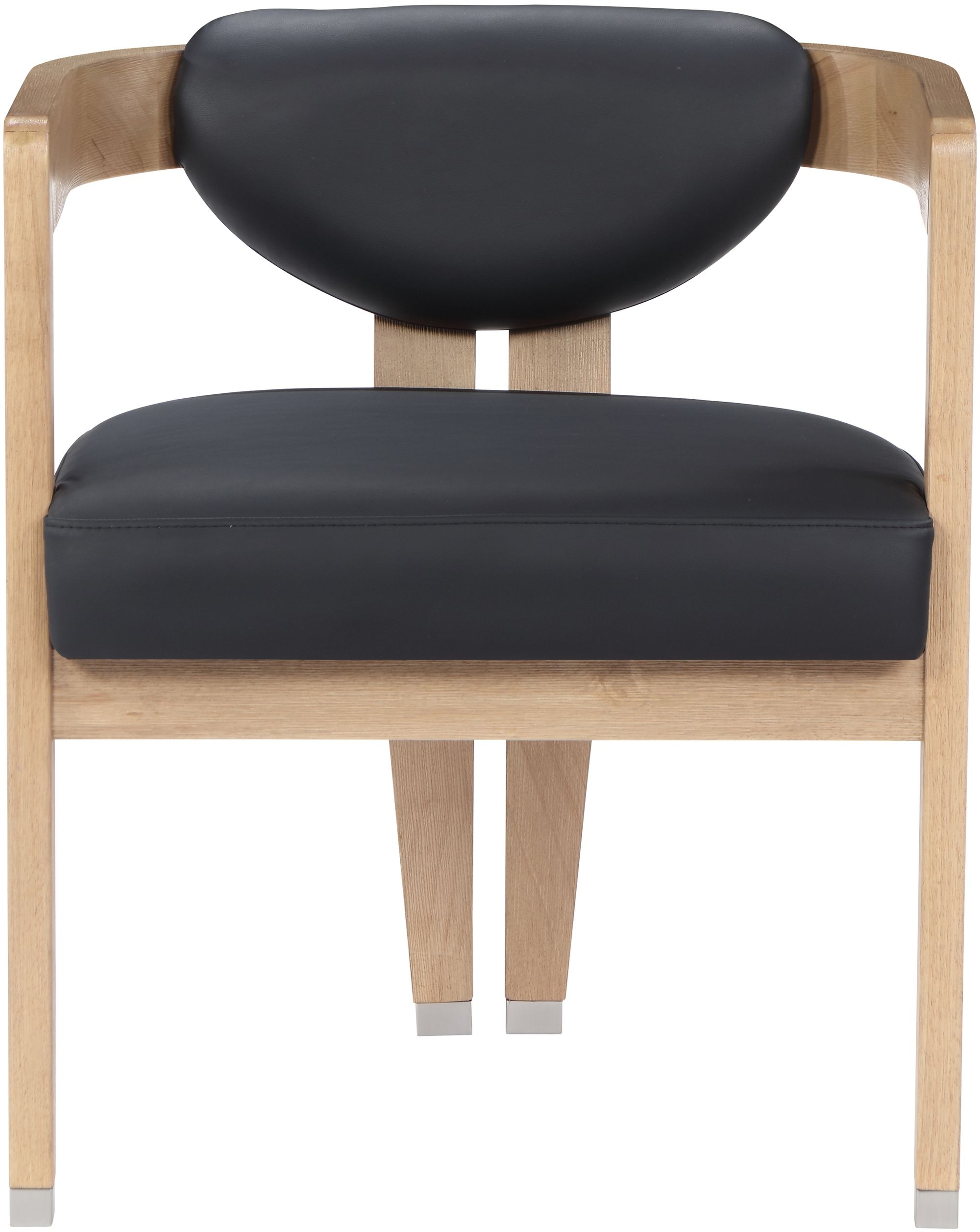 Carlyle Faux Leather Dining Chair with Solid Wood Frame