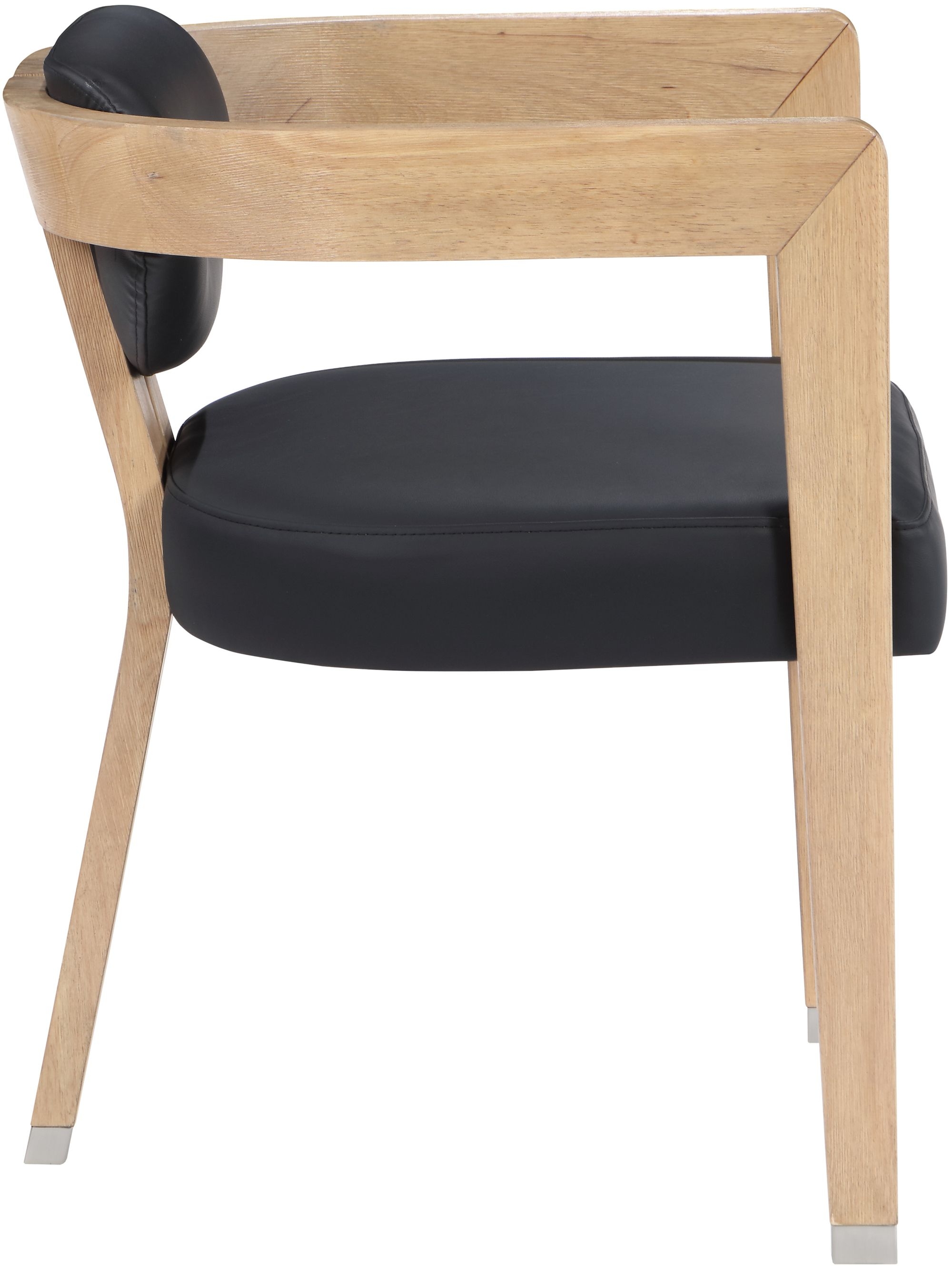 Carlyle Faux Leather Dining Chair with Solid Wood Frame