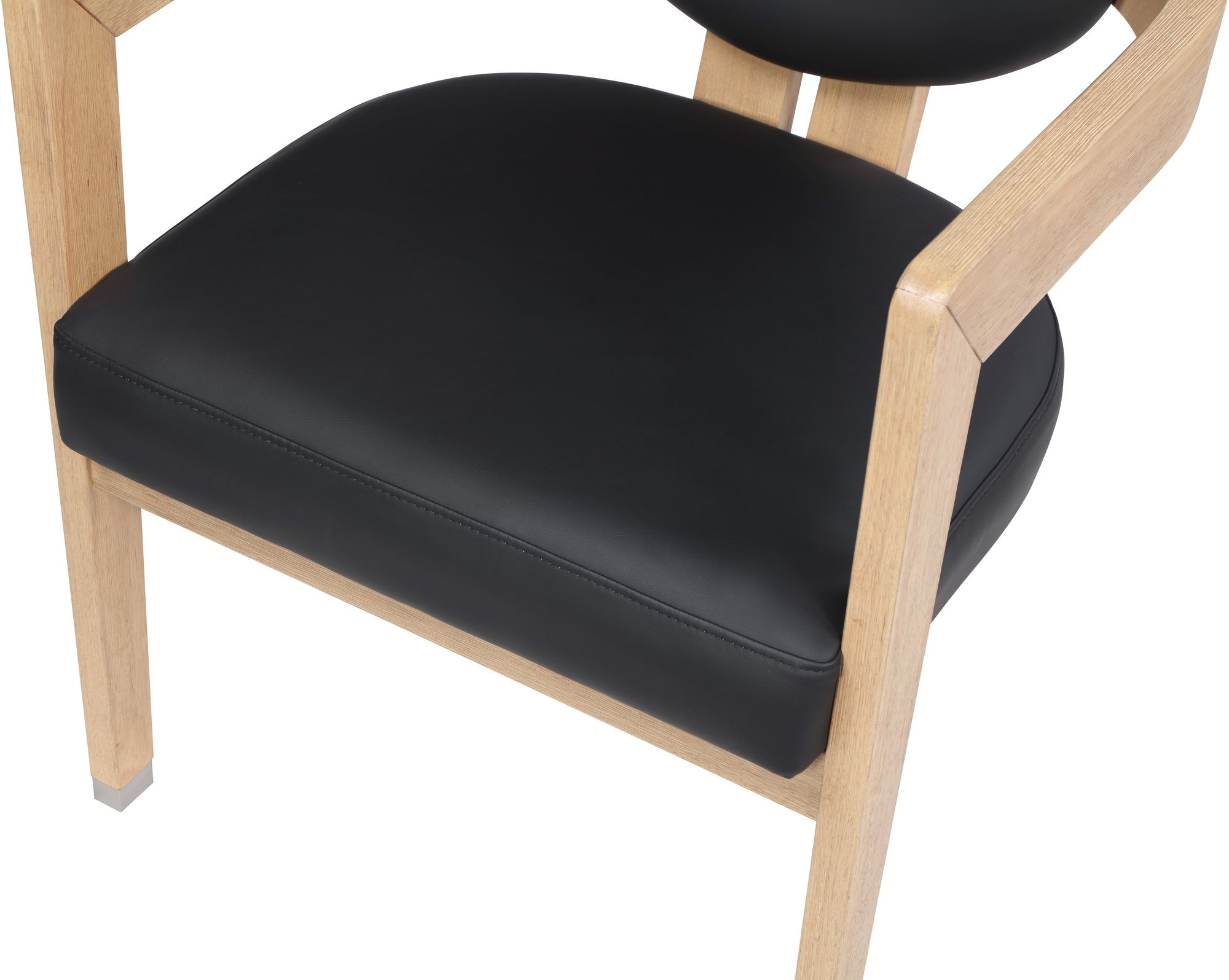 Carlyle Faux Leather Dining Chair with Solid Wood Frame