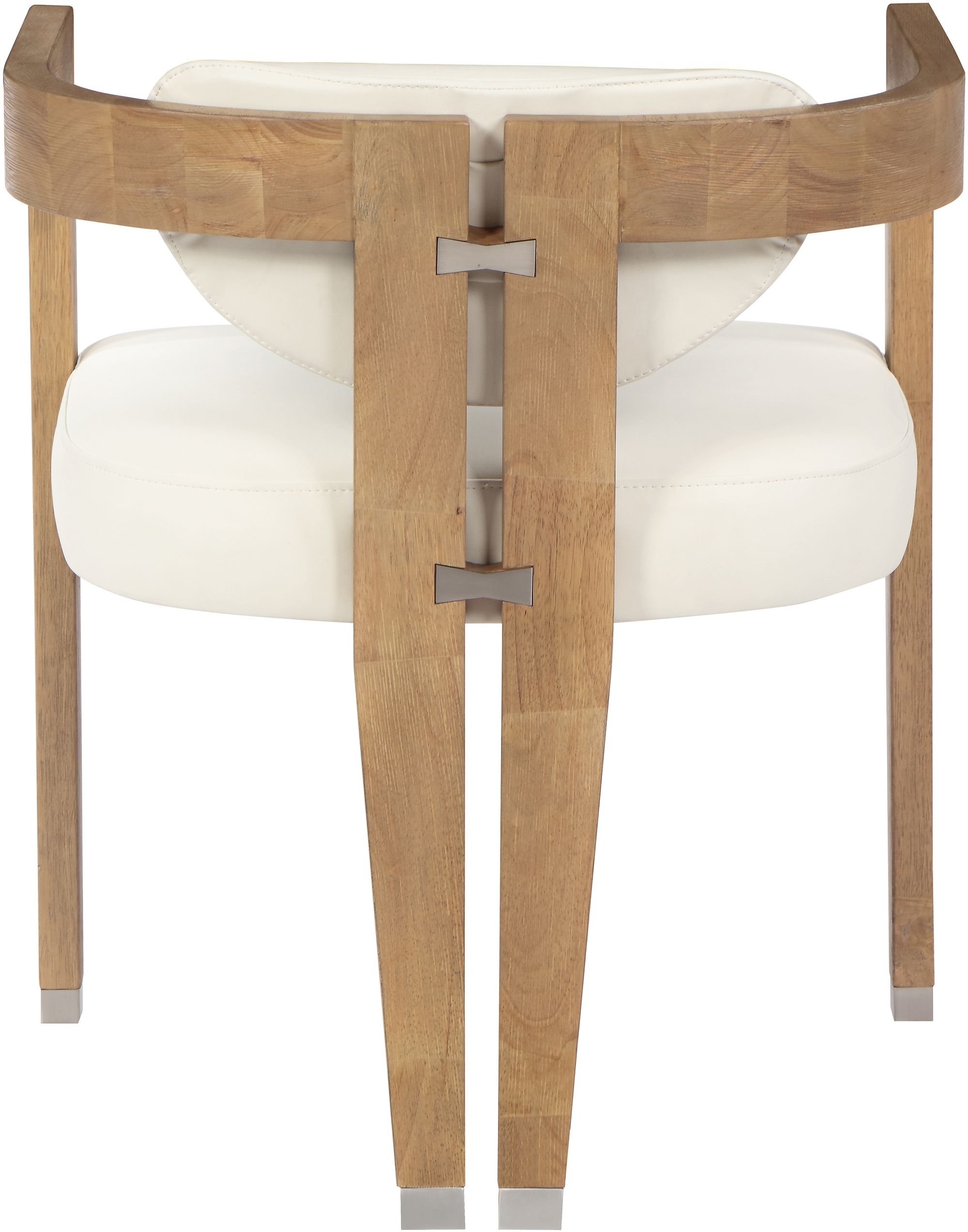 Carlyle Faux Leather Dining Chair with Solid Wood Frame