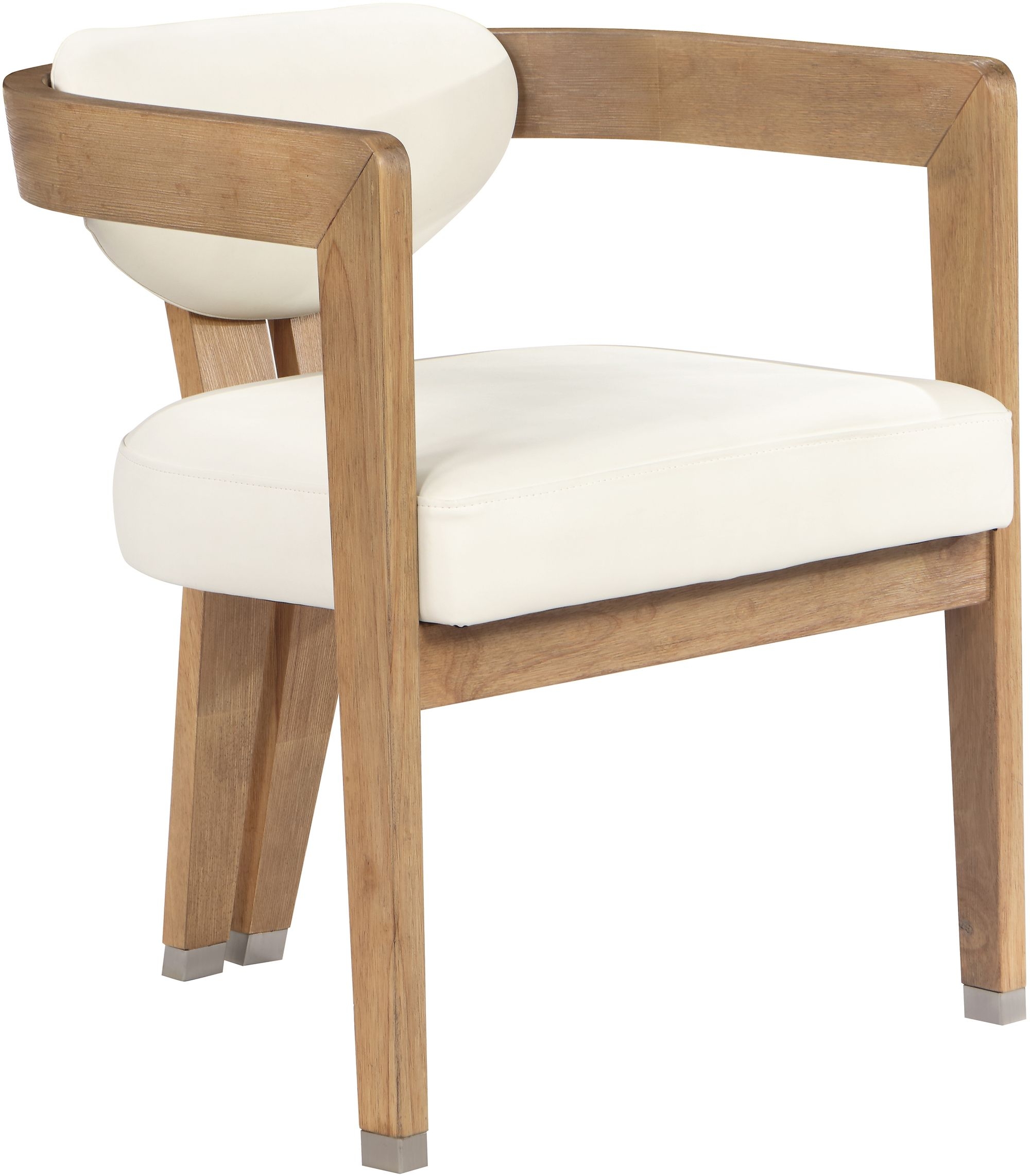 Carlyle Faux Leather Dining Chair with Solid Wood Frame