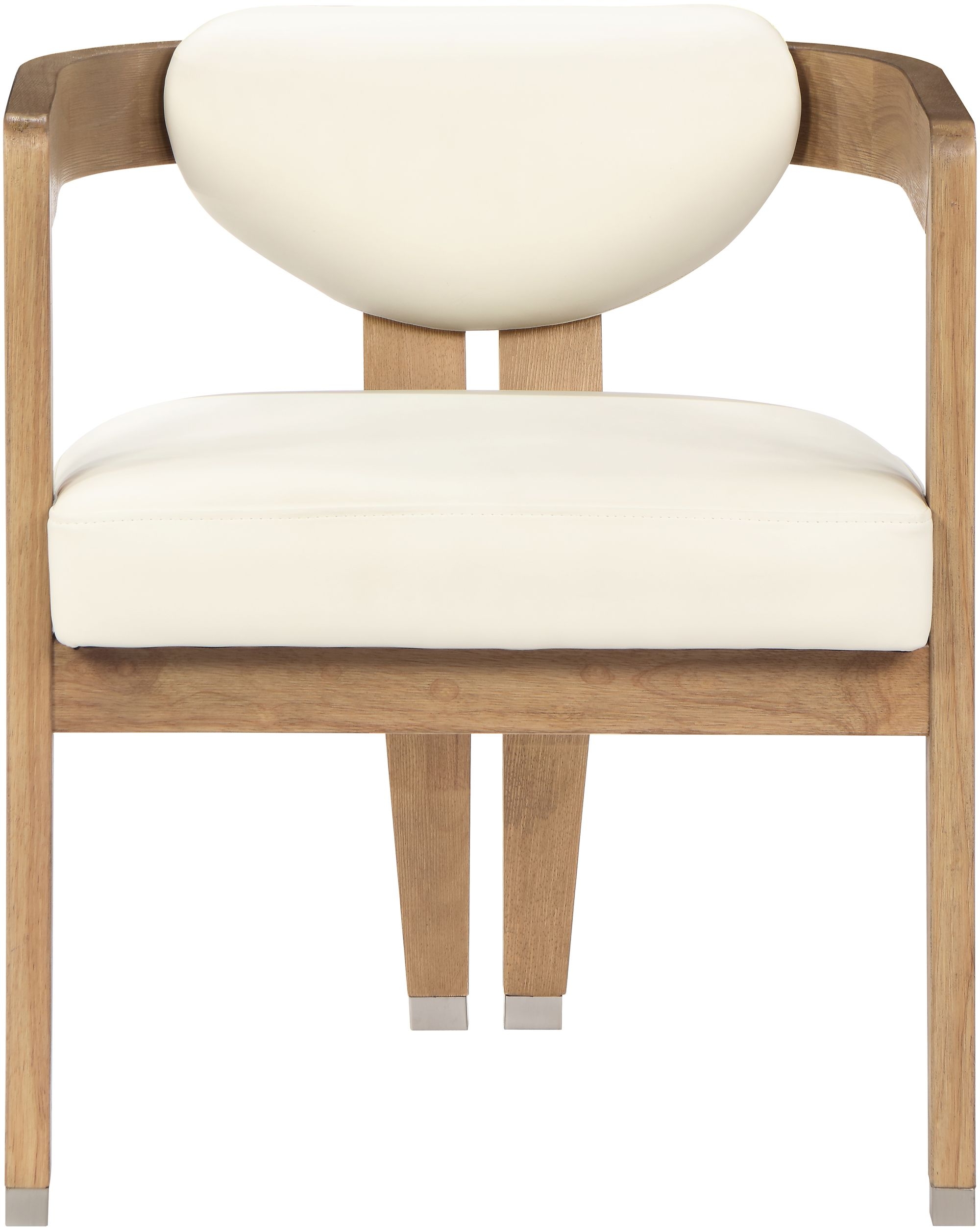 Carlyle Faux Leather Dining Chair with Solid Wood Frame