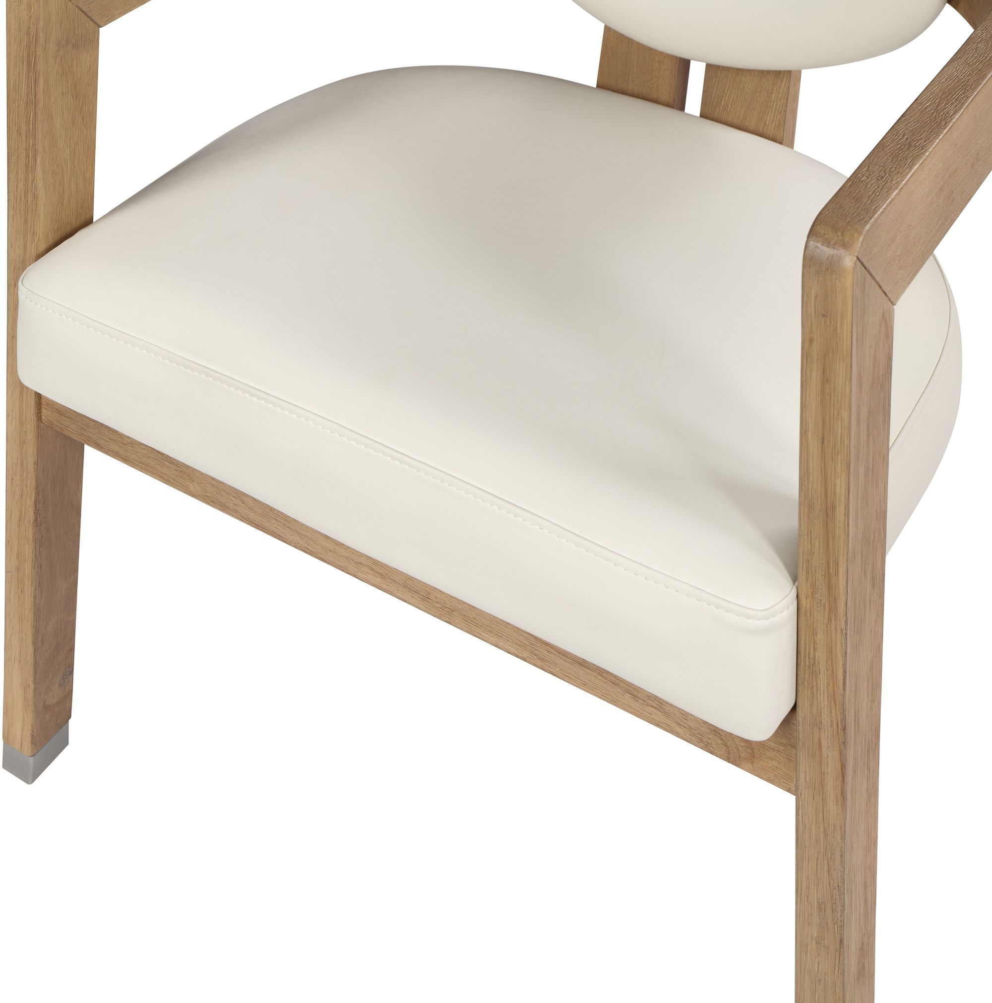 Carlyle Faux Leather Dining Chair with Solid Wood Frame