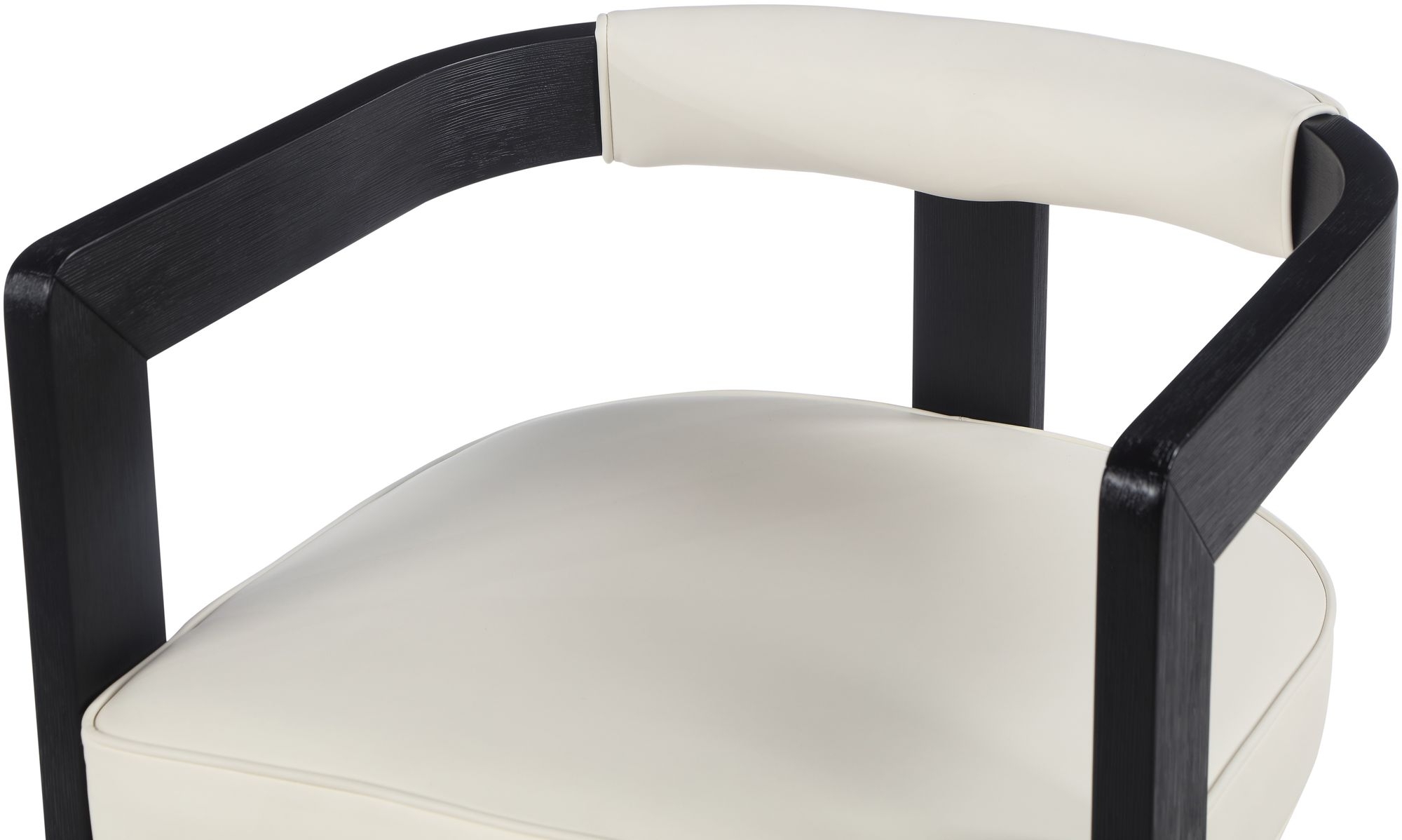 Manchester Faux Leather Dining Chair with Solid Wood Frame