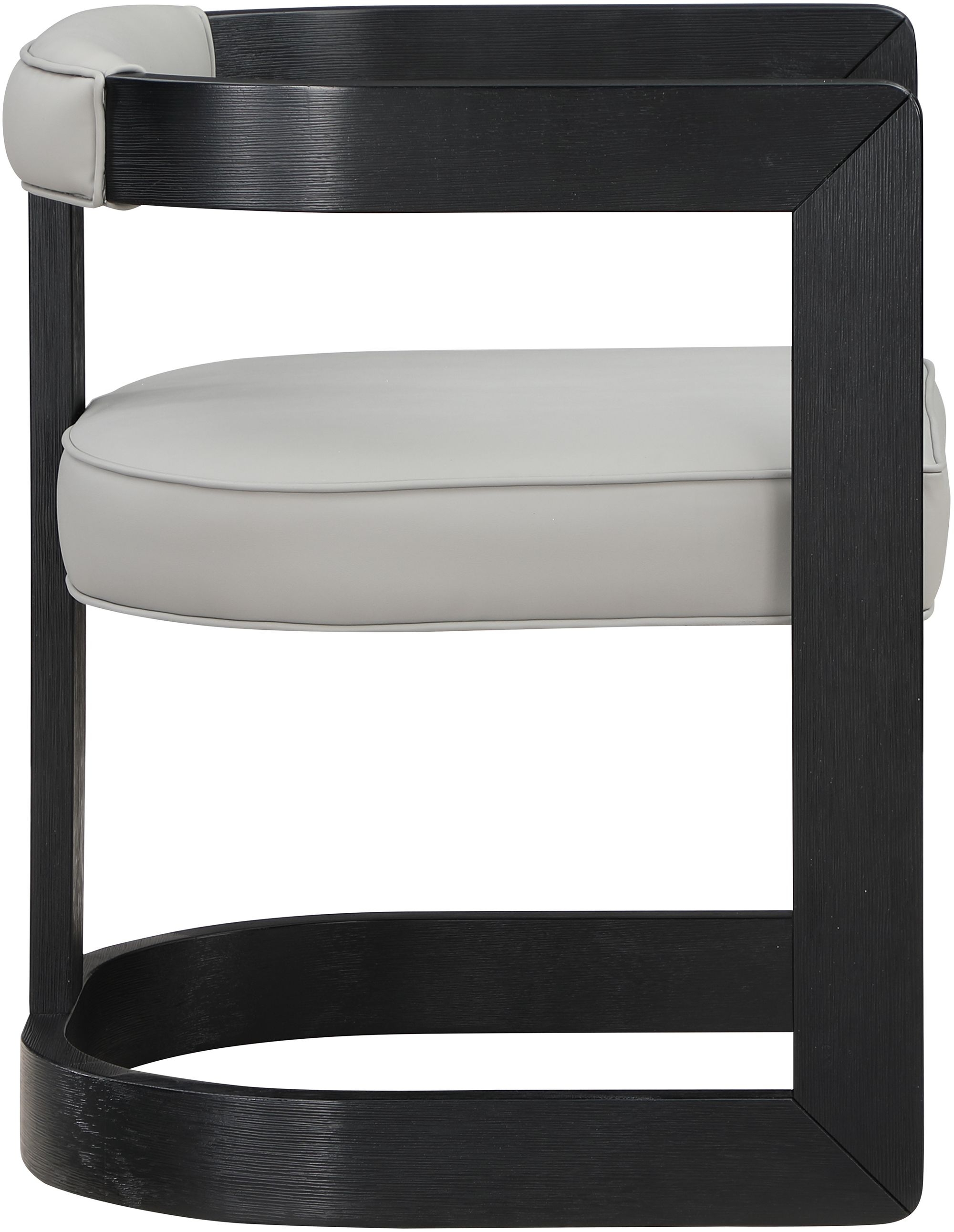 Manchester Faux Leather Dining Chair with Solid Wood Frame