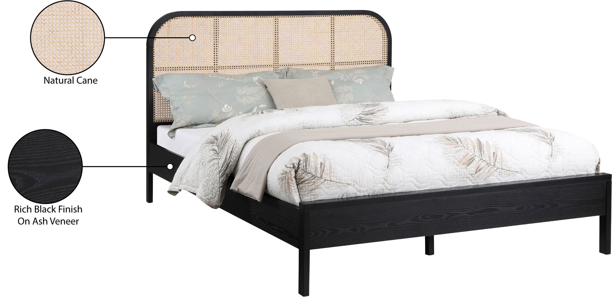 Siena Ash Wood Full Size Bed