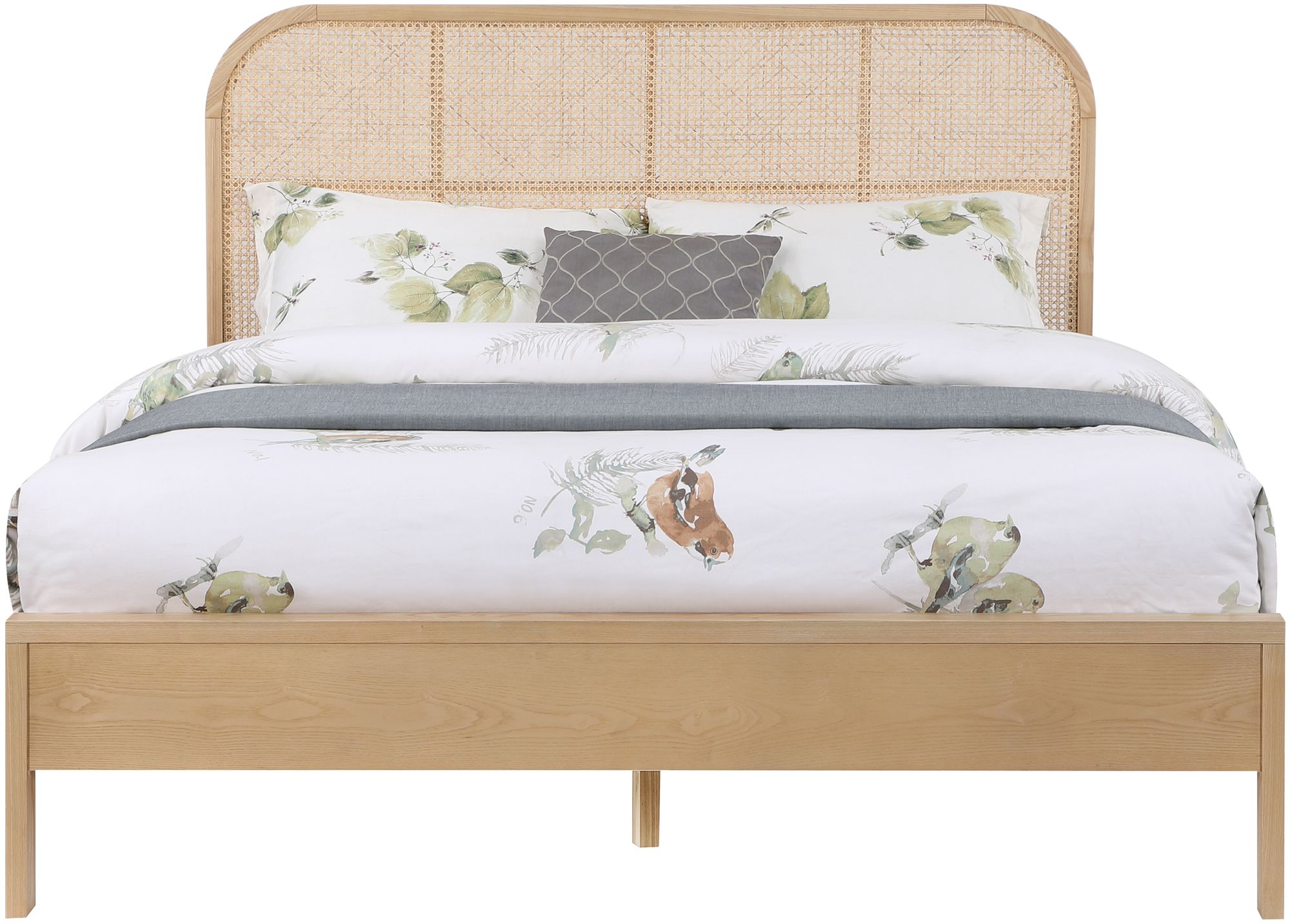 Siena Ash Wood Queen Size Bed