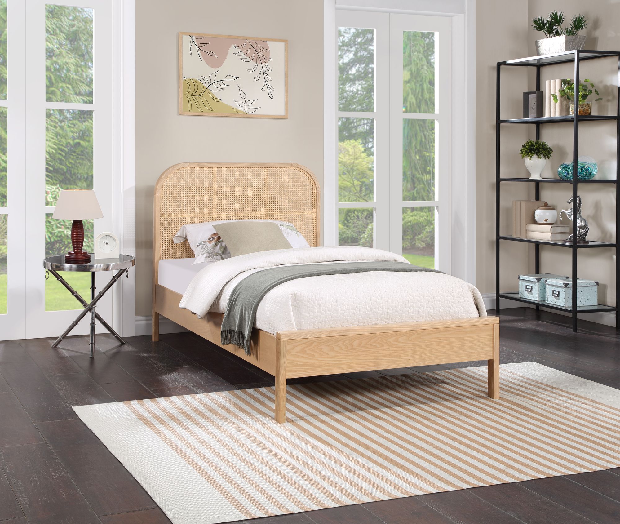 Siena Ash Wood Twin Size Bed