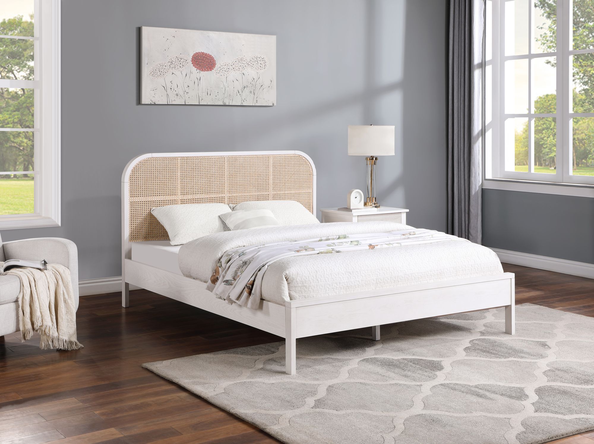 Siena Ash Wood Full Size Bed