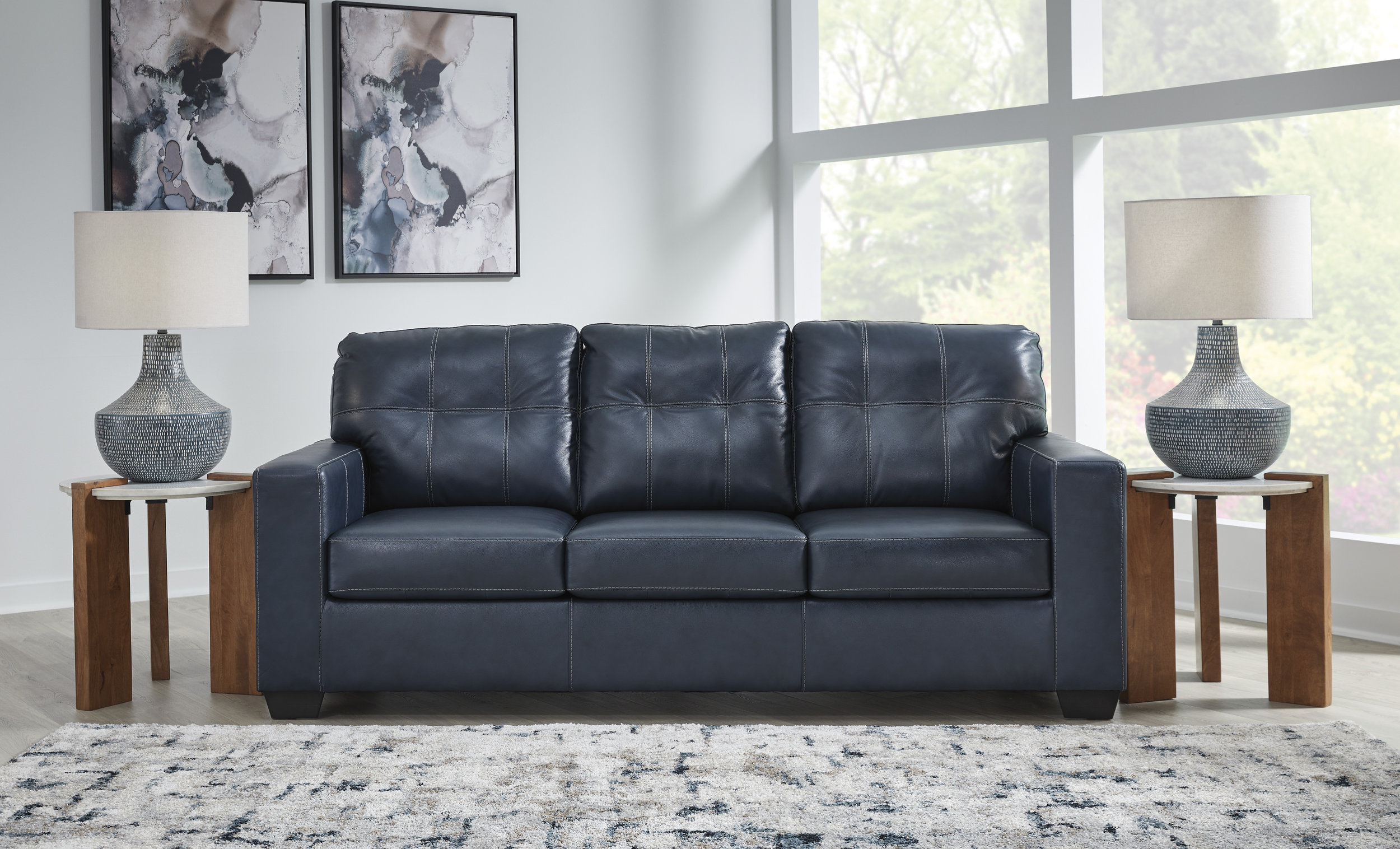Santorine Leather Sofa