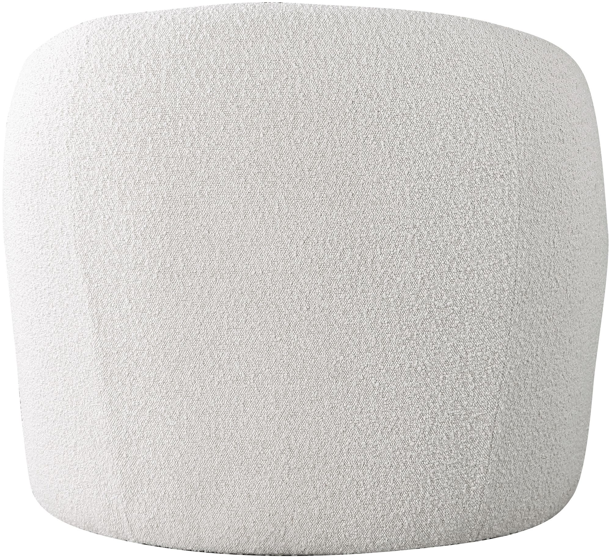 Acadia Boucle Fabric & Faux Leather Accent Chair