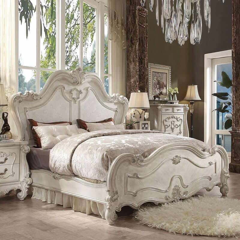 Versailles Wood Panel Bed