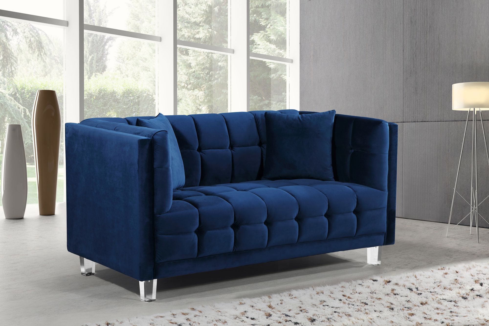 Mariel Velvet Loveseat