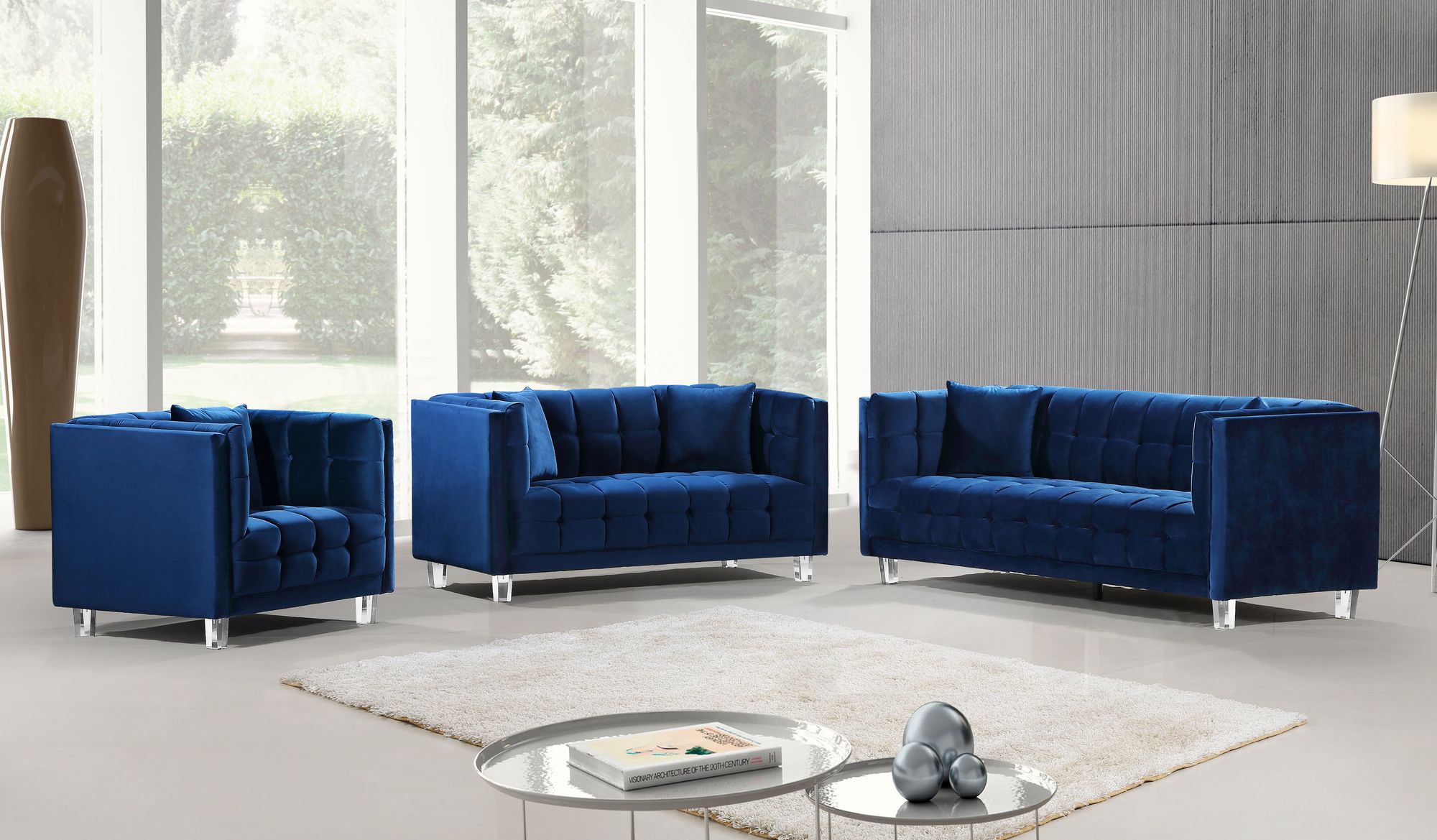 Mariel Velvet Loveseat