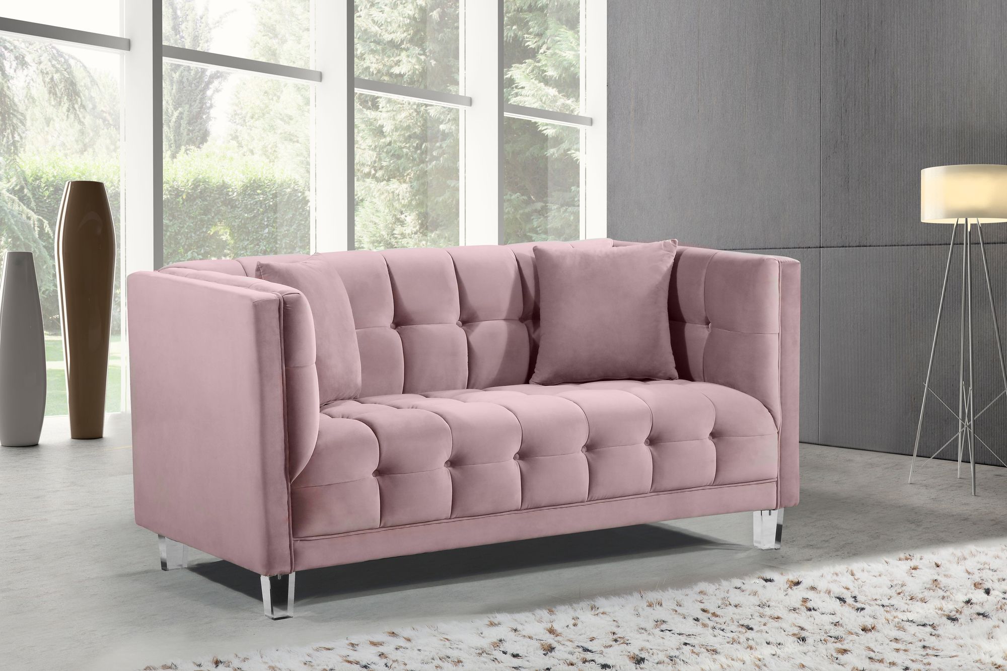 Mariel Velvet Loveseat