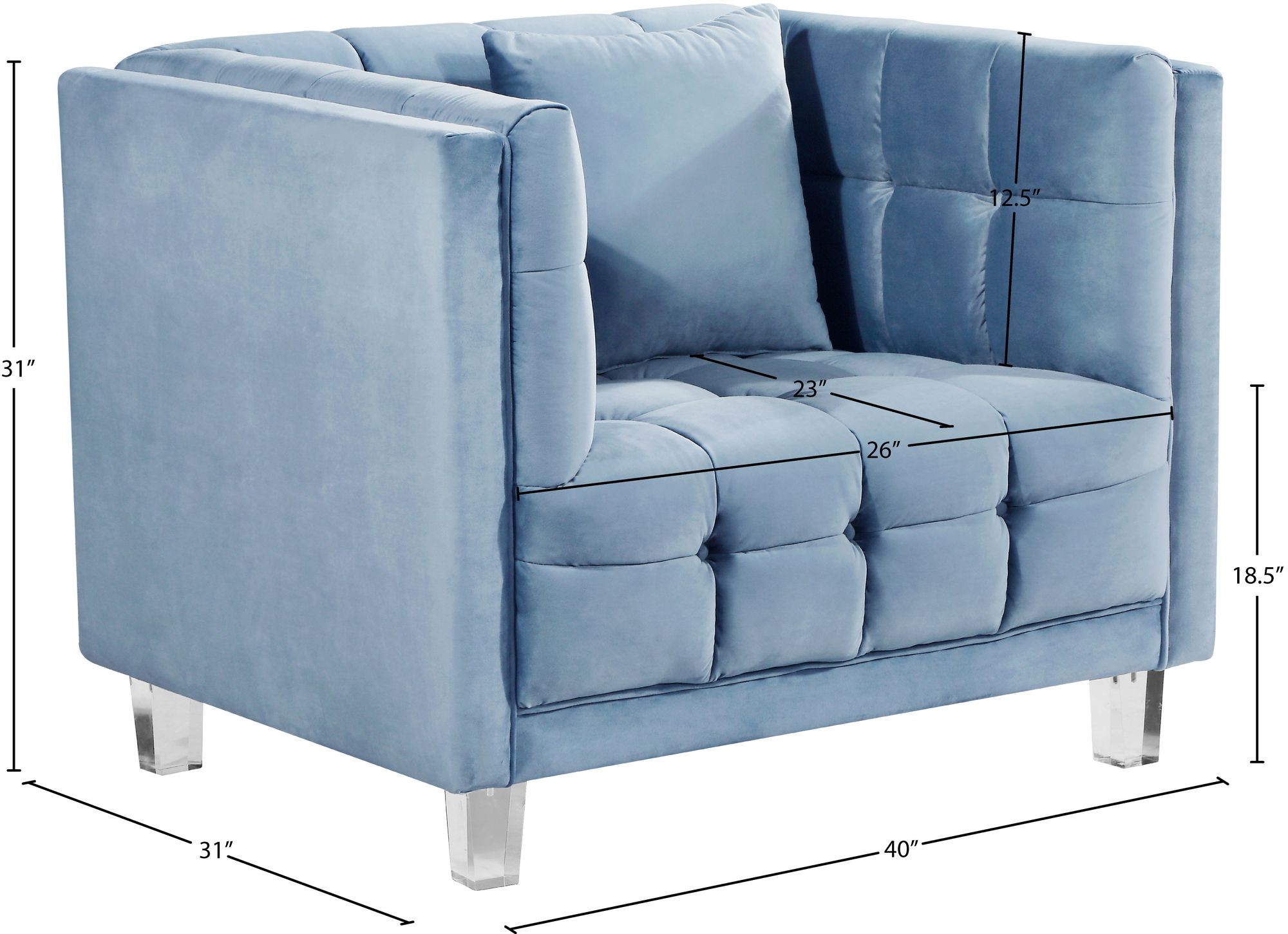 Mariel Velvet Chair