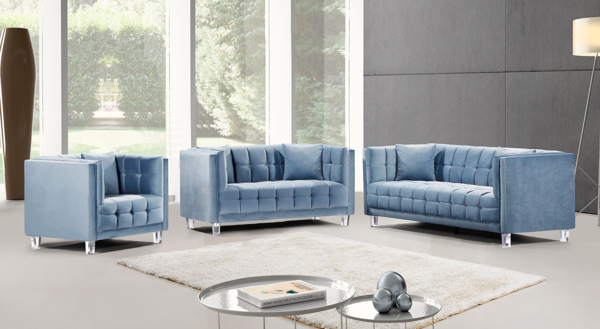 Mariel Velvet Loveseat