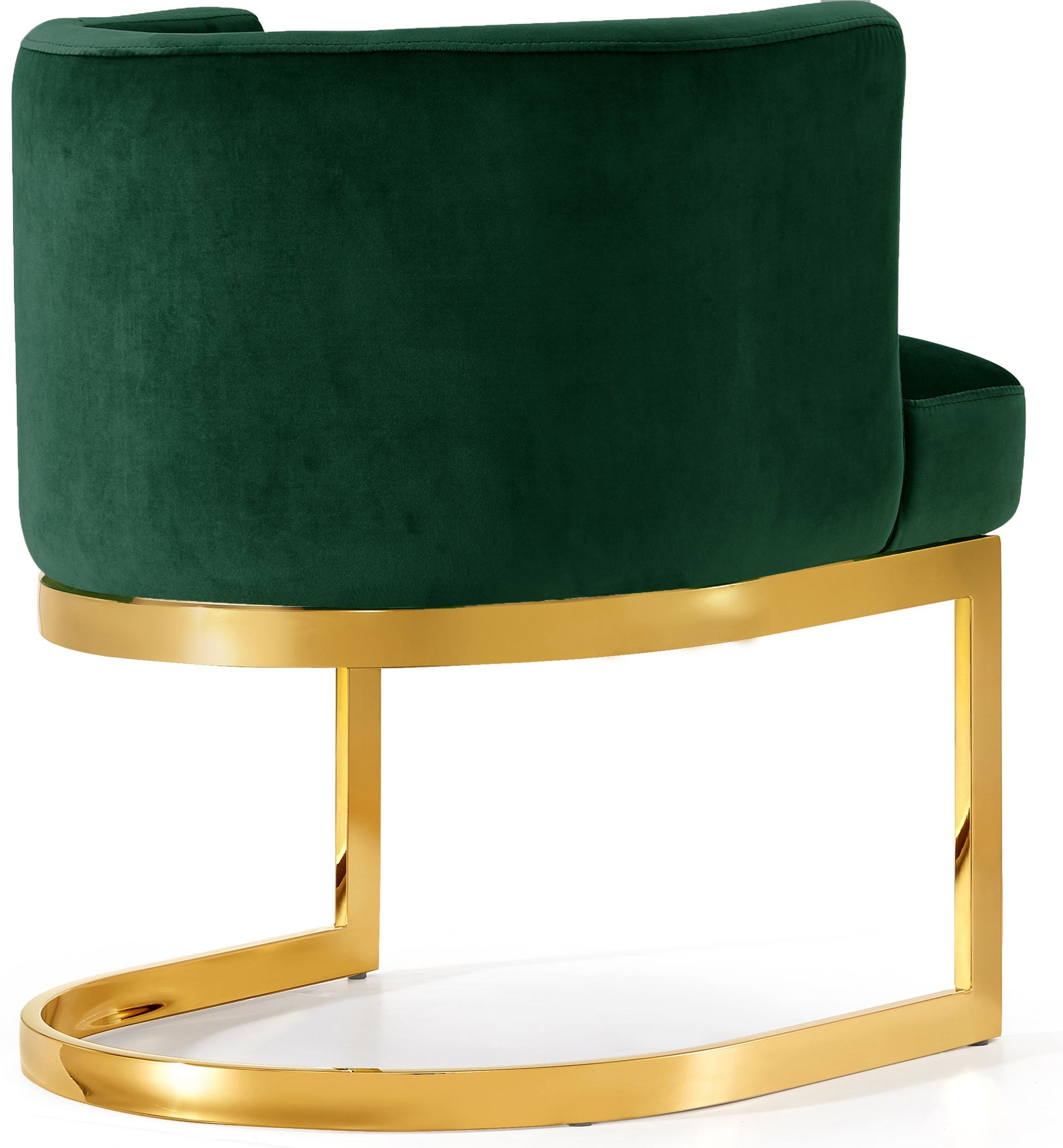 Gianna Velvet Dining Chair with Stainless Steel Base