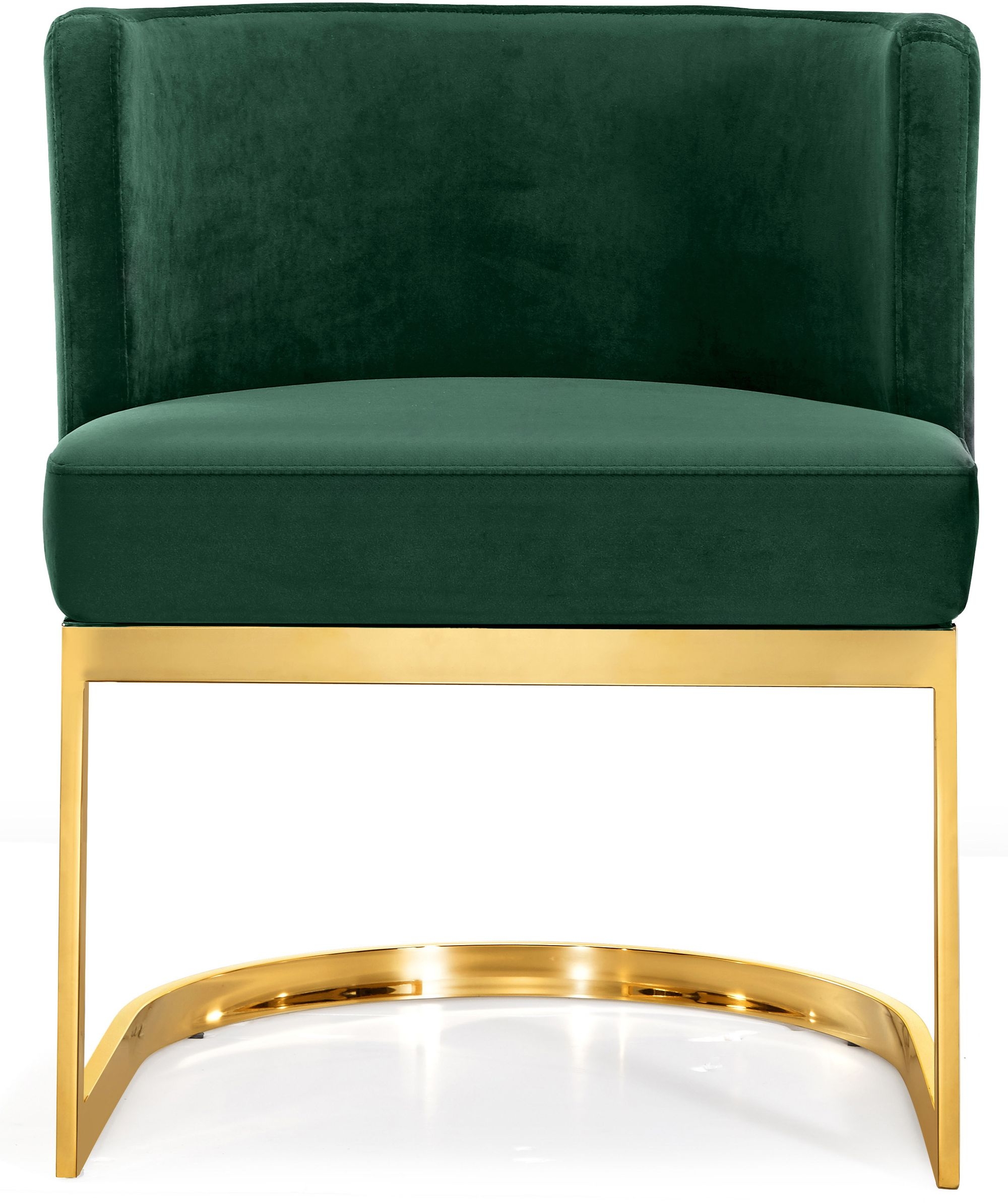Gianna Velvet Dining Chair with Stainless Steel Base