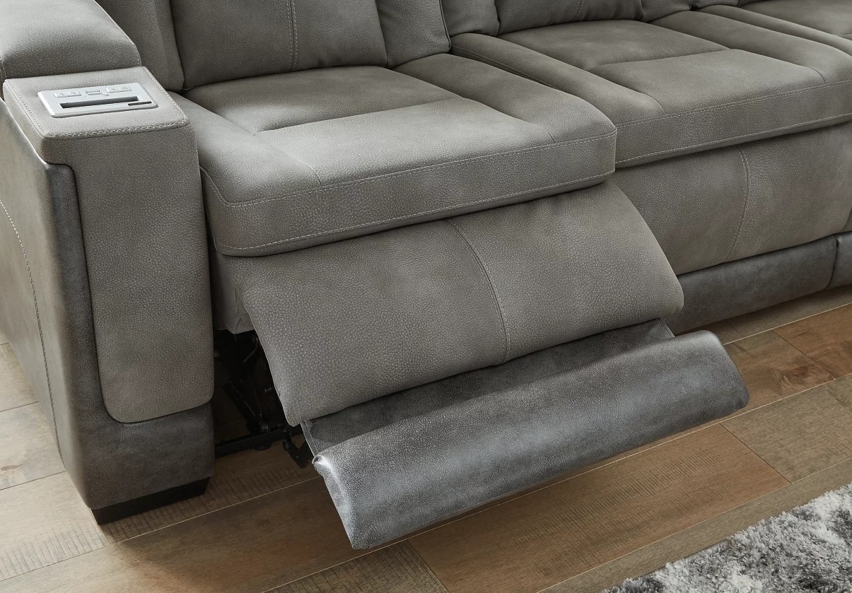 Ashley Next-Gen Durapella Polyester/PU Dual Power Reclining Sofa