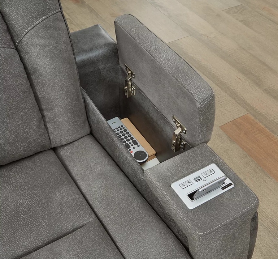 Ashley Next-Gen Durapella Polyester/PU Dual Power Reclining Living Room Set