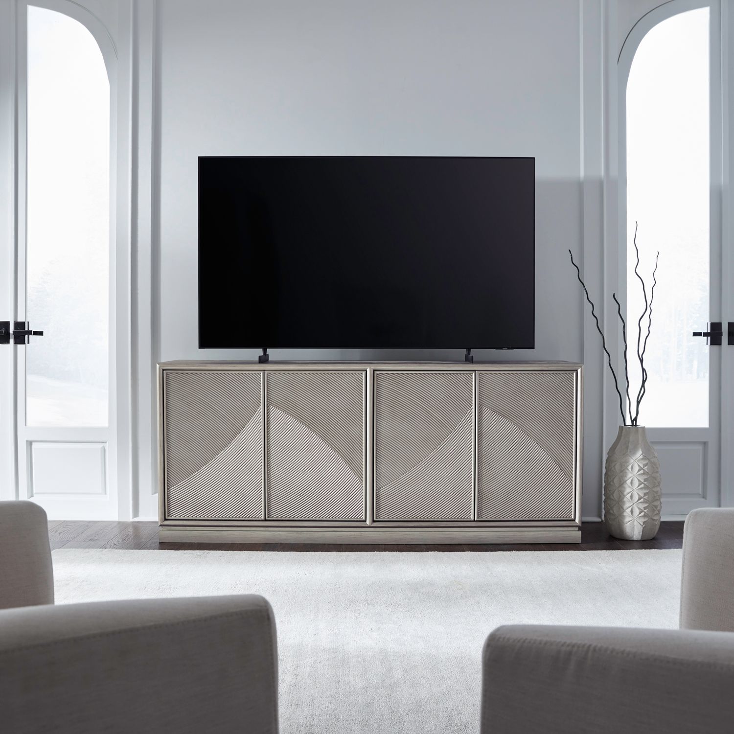 Dahlia Wood Accent Console w/4 Doors